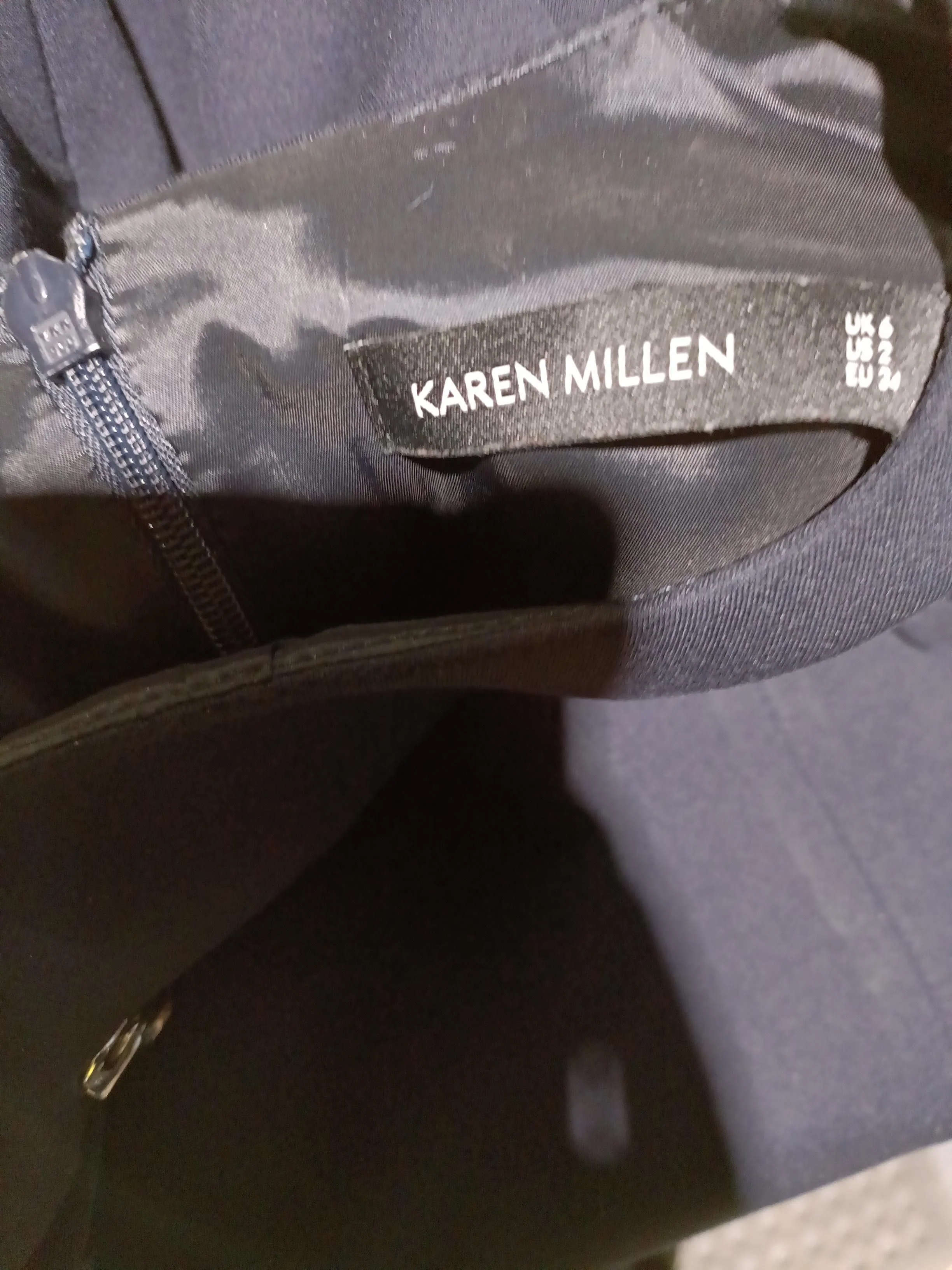 Karen Millen Bodycon Mini Dress UK6 in Blue - Image 5