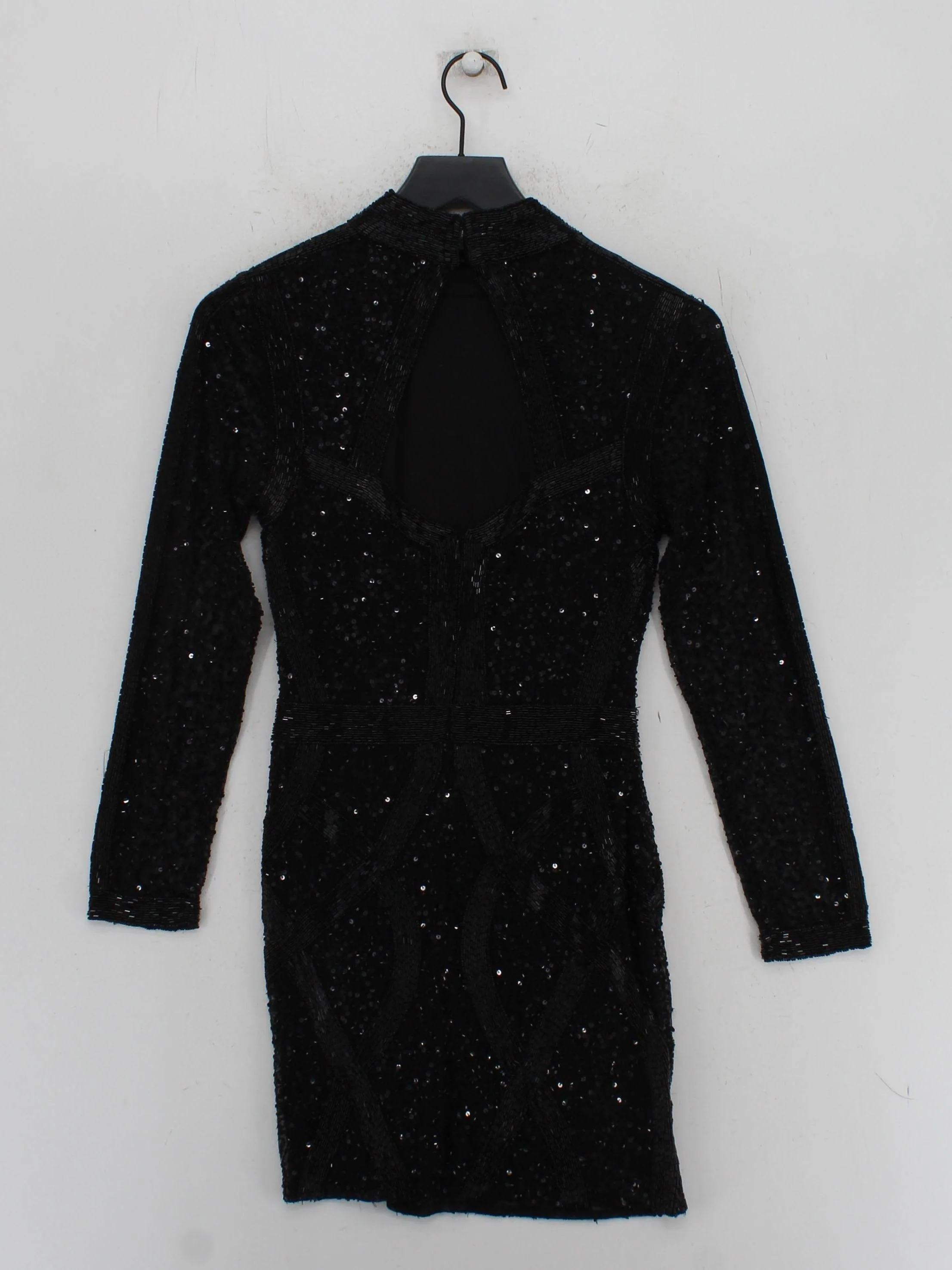 Karen Millen Bodycon Mini Dress UK8 in Black RRP £319 - Image 2