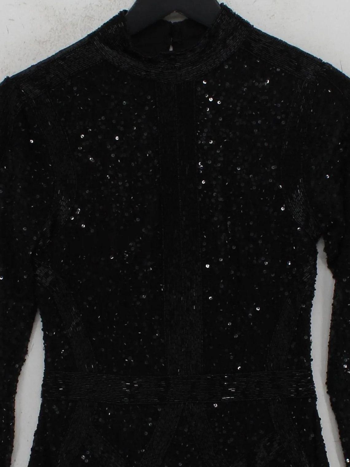 Karen Millen Bodycon Mini Dress UK8 in Black RRP £319 - Image 3