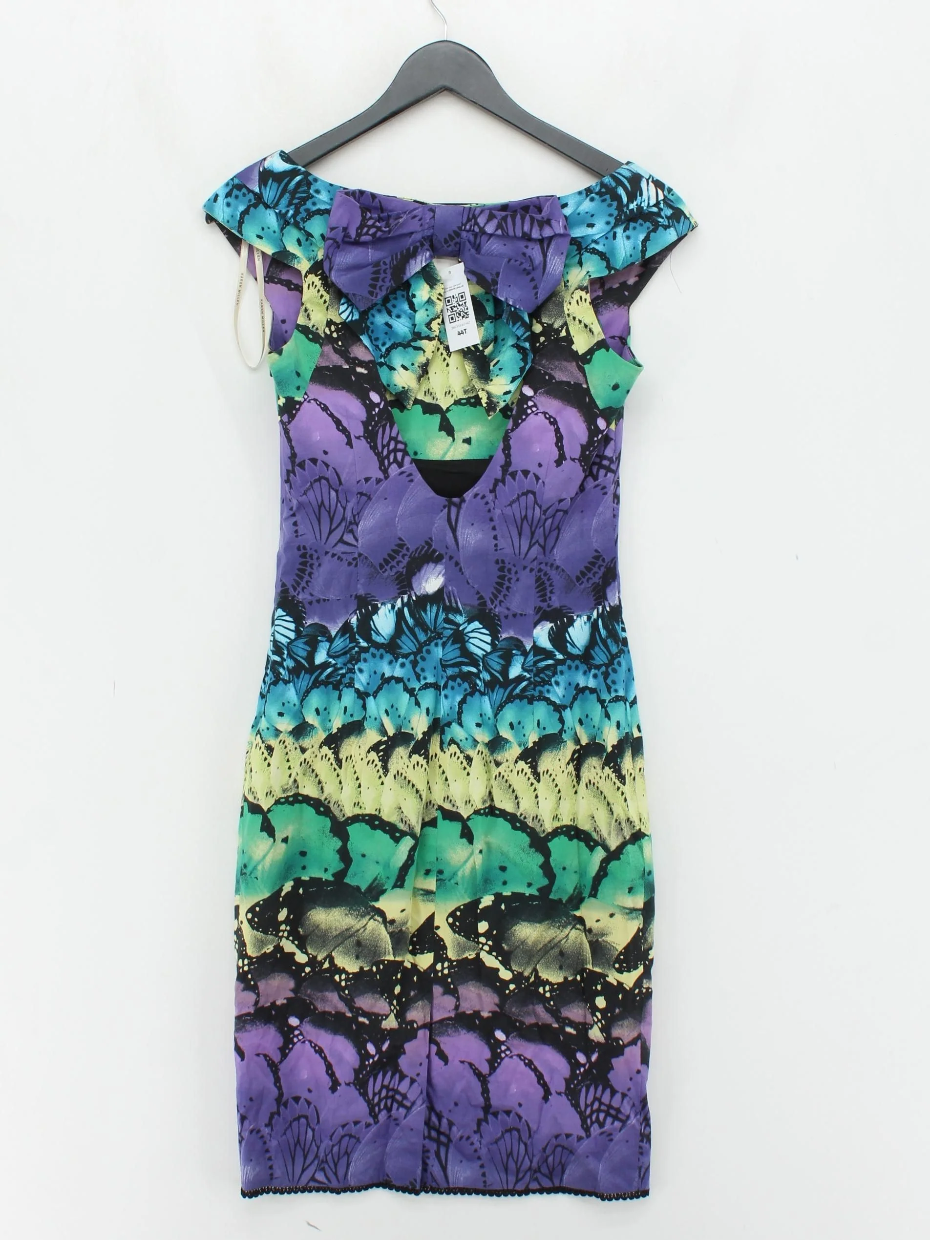 Karen Millen Bodycon Mini Dress UK8 in Multi - Image 2