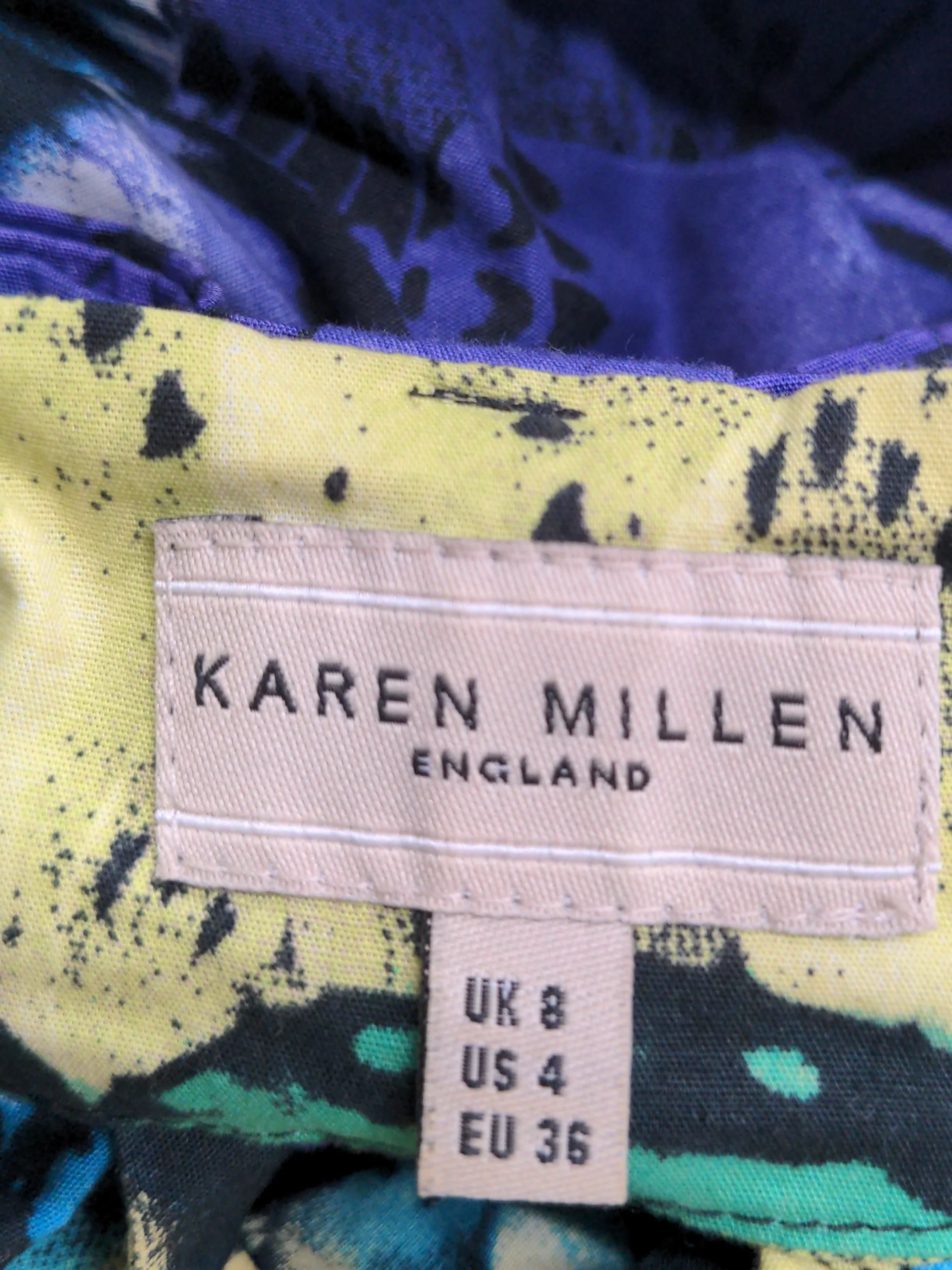 Karen Millen Bodycon Mini Dress UK8 in Multi - Image 5