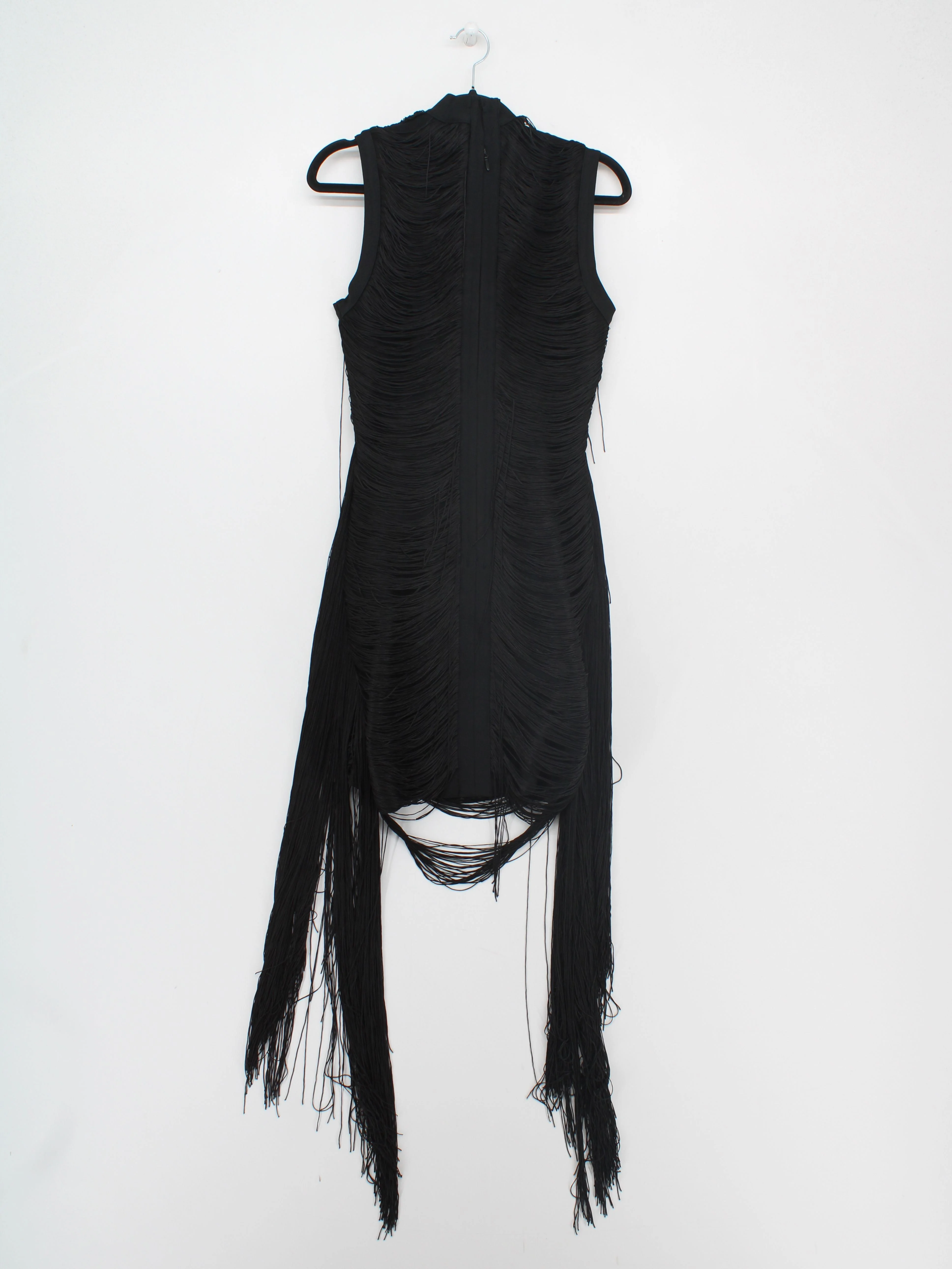 Karen Millen Bodycon Mini Dress XS in Black RRP £189 - Image 2