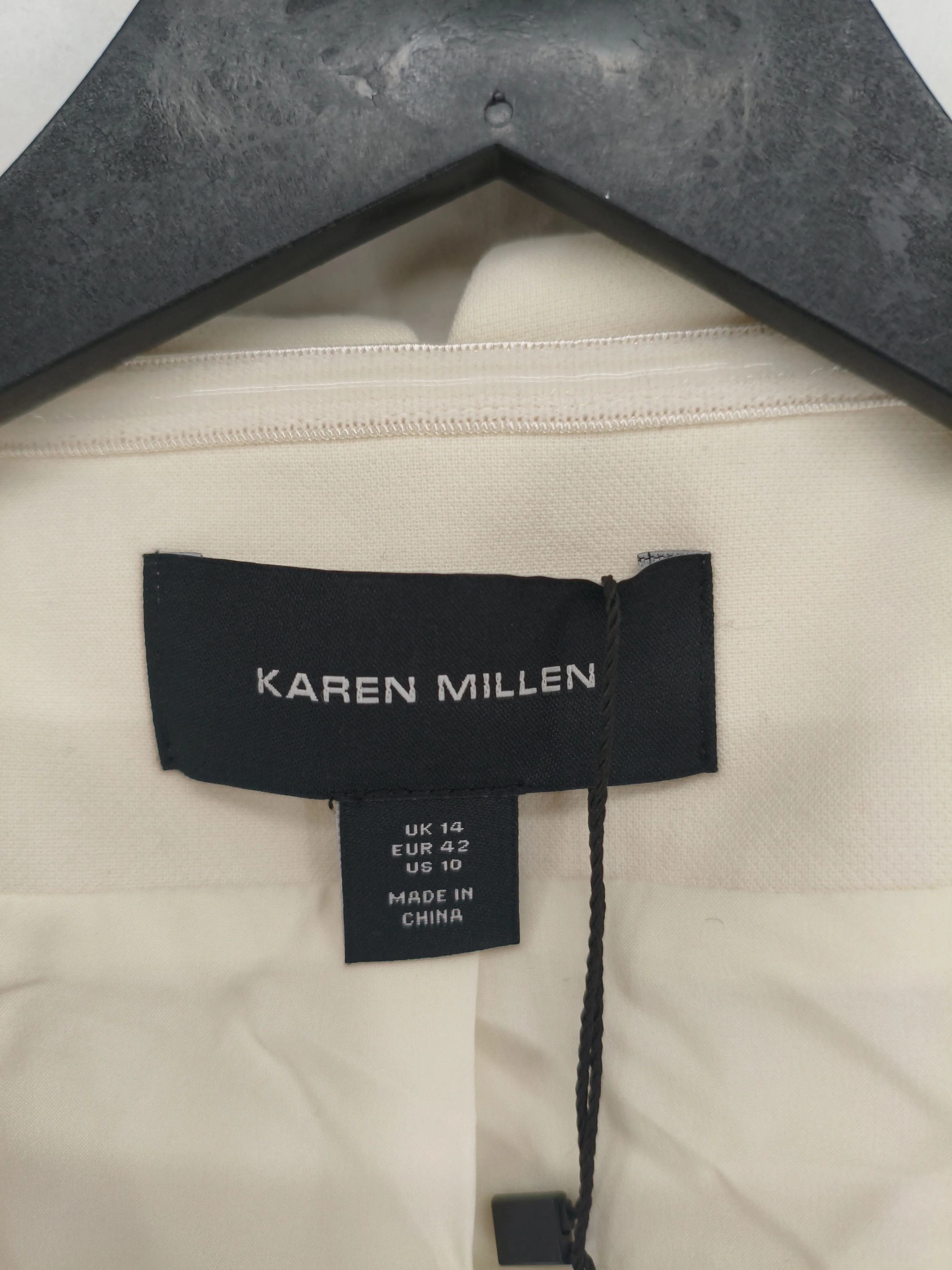 Karen Millen Bomber Jacket jacket cream RRP £209 - Image 5
