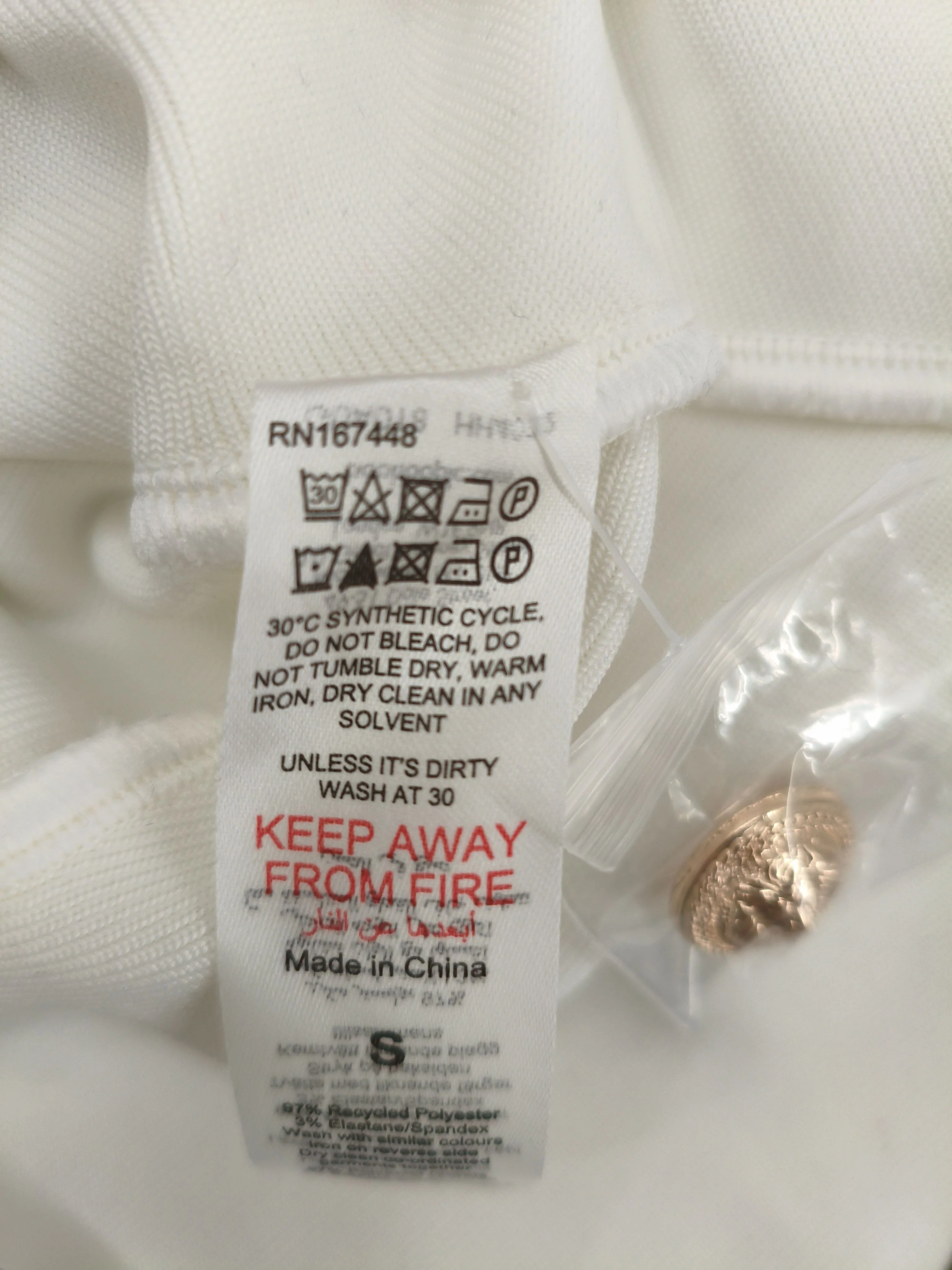 Karen Millen Bomber Jacket jacket white RRP £119 - Image 6
