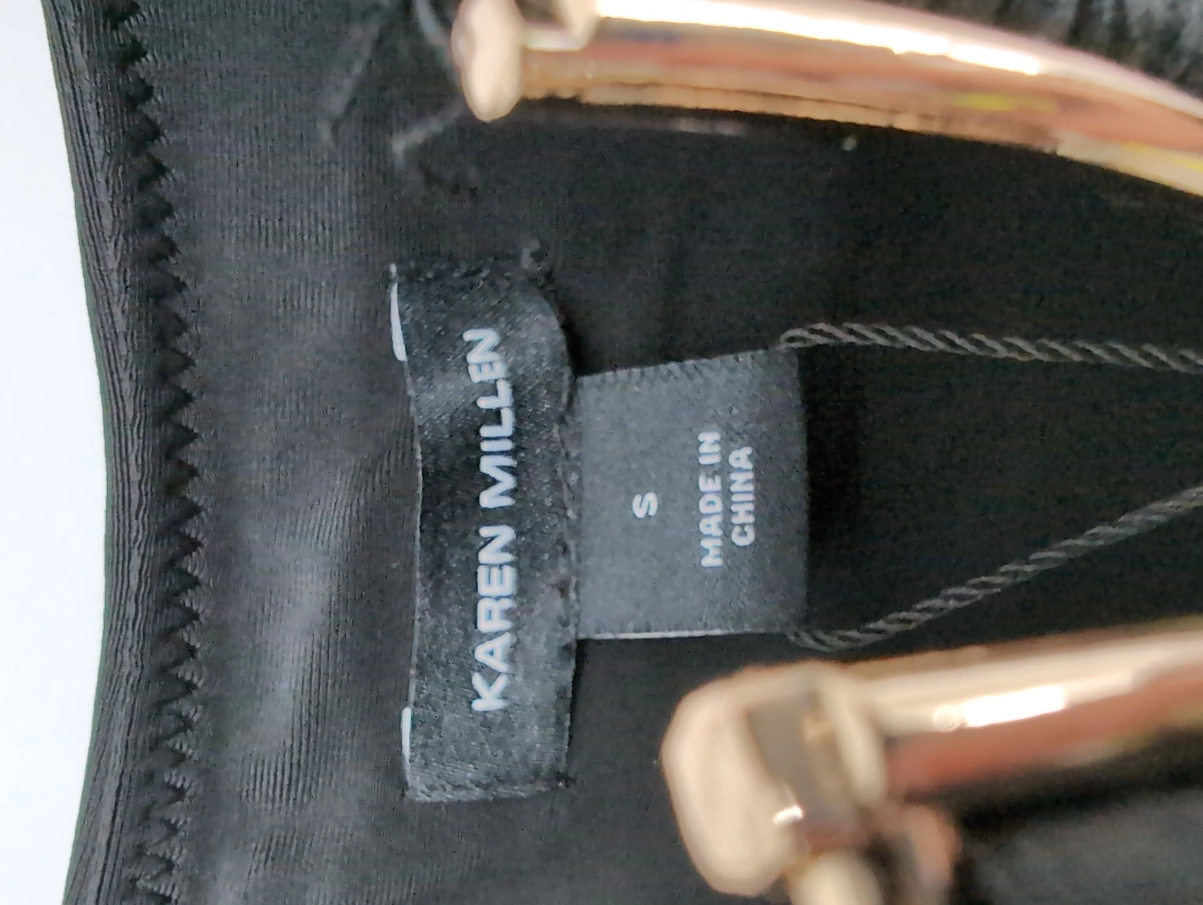 Karen Millen high leg belted one-piece swimsuit in black RRP £69 - Image 7