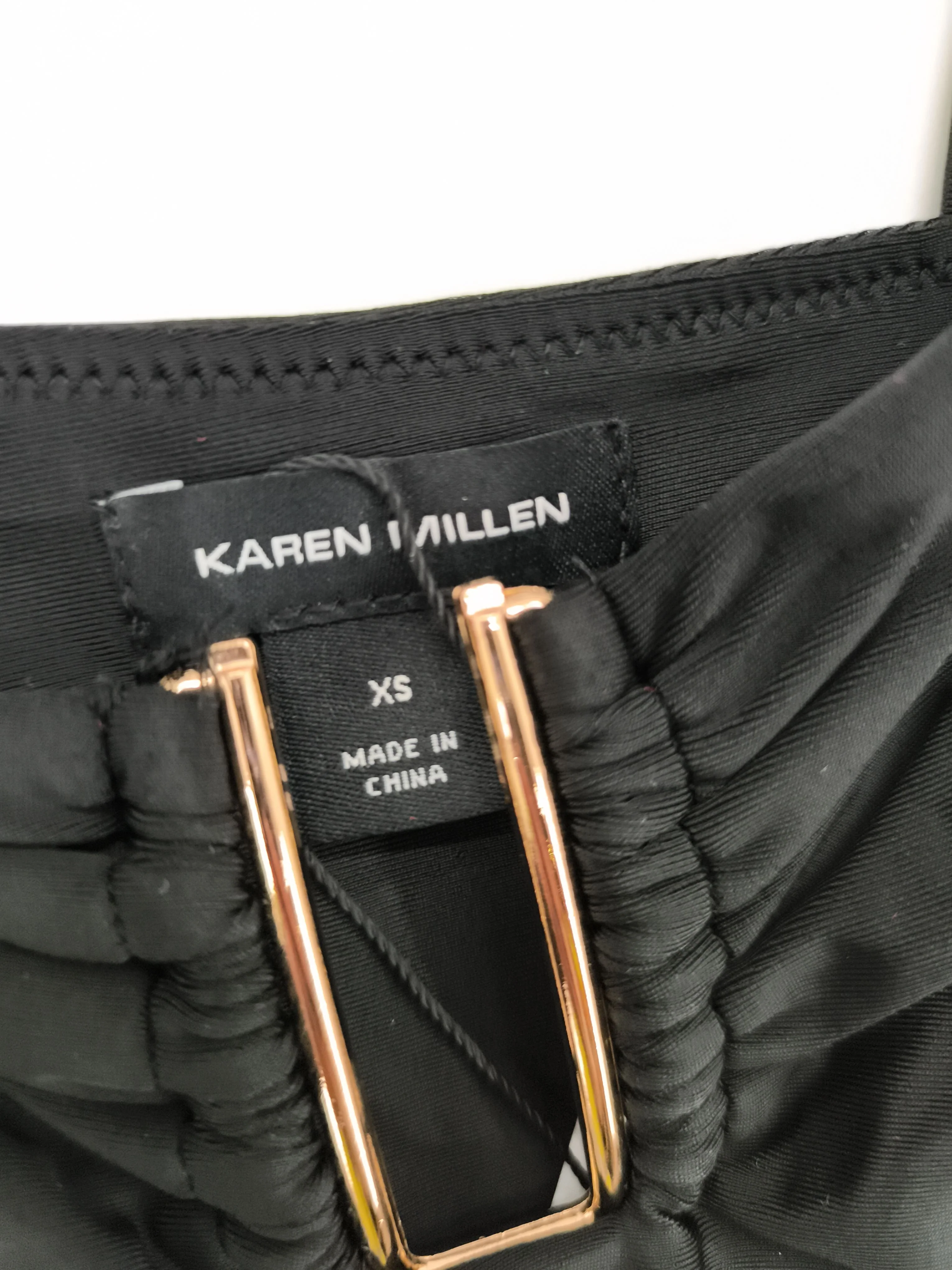 Karen Millen high leg tummy control one-piece swimsuit in multi RRP £69 - Image 5
