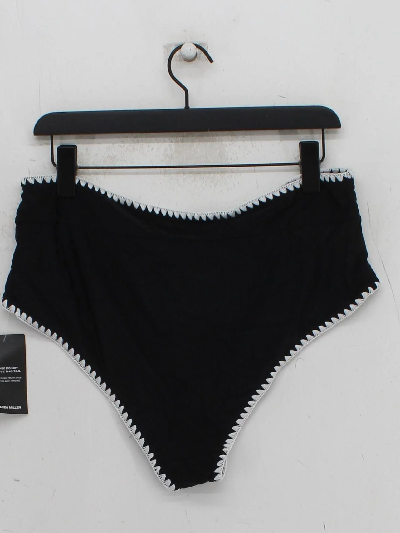 Karen Millen high waist bikini bottoms in black RRP £35 - Image 2