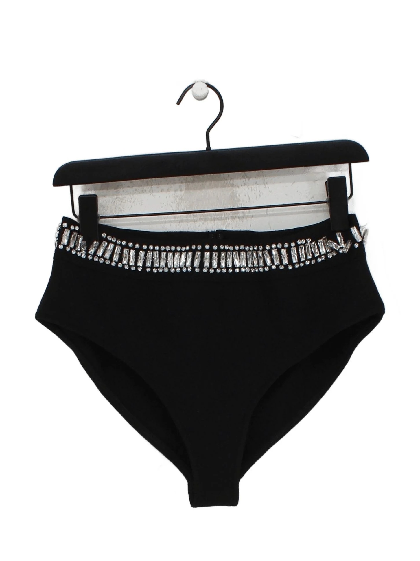 Karen Millen high waist cheeky bikini bottoms in black RRP £45