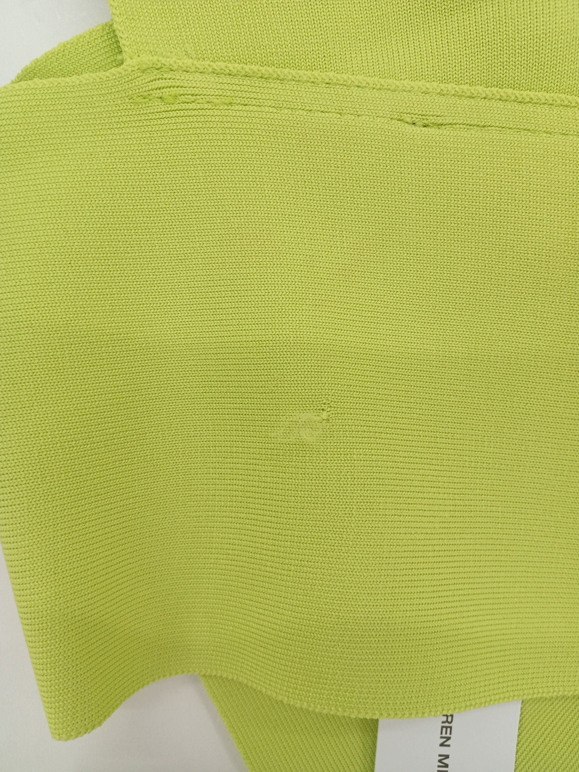 Karen Millen high waist high leg cheeky one-piece swimsuit in yellow RRP £69 - Image 5