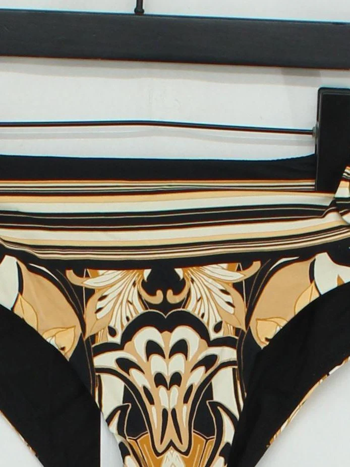 Karen Millen high waist lined bikini bottoms in multi RRP £39 - Image 3
