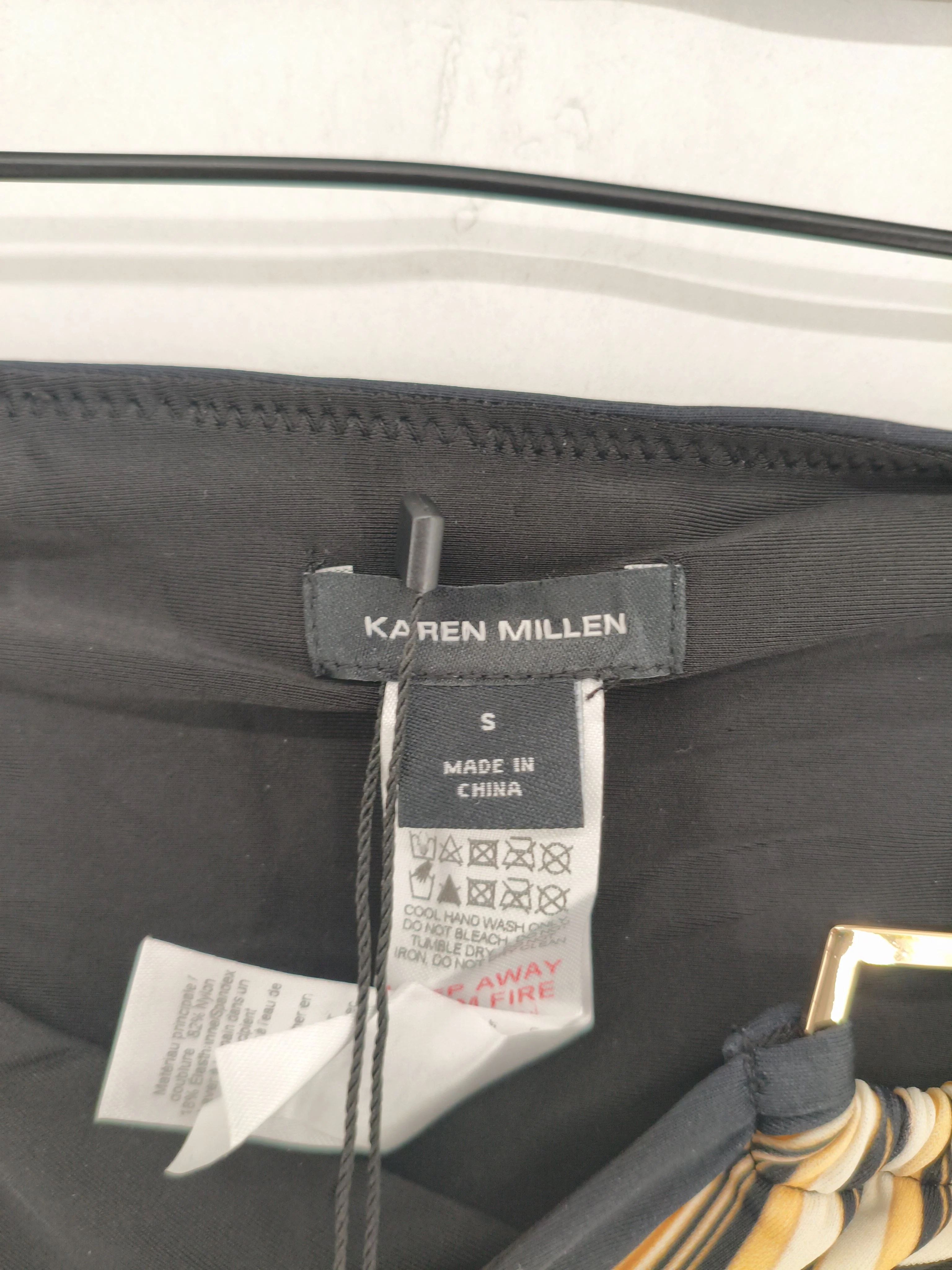 Karen Millen high waist lined bikini bottoms in multi RRP £39 - Image 5