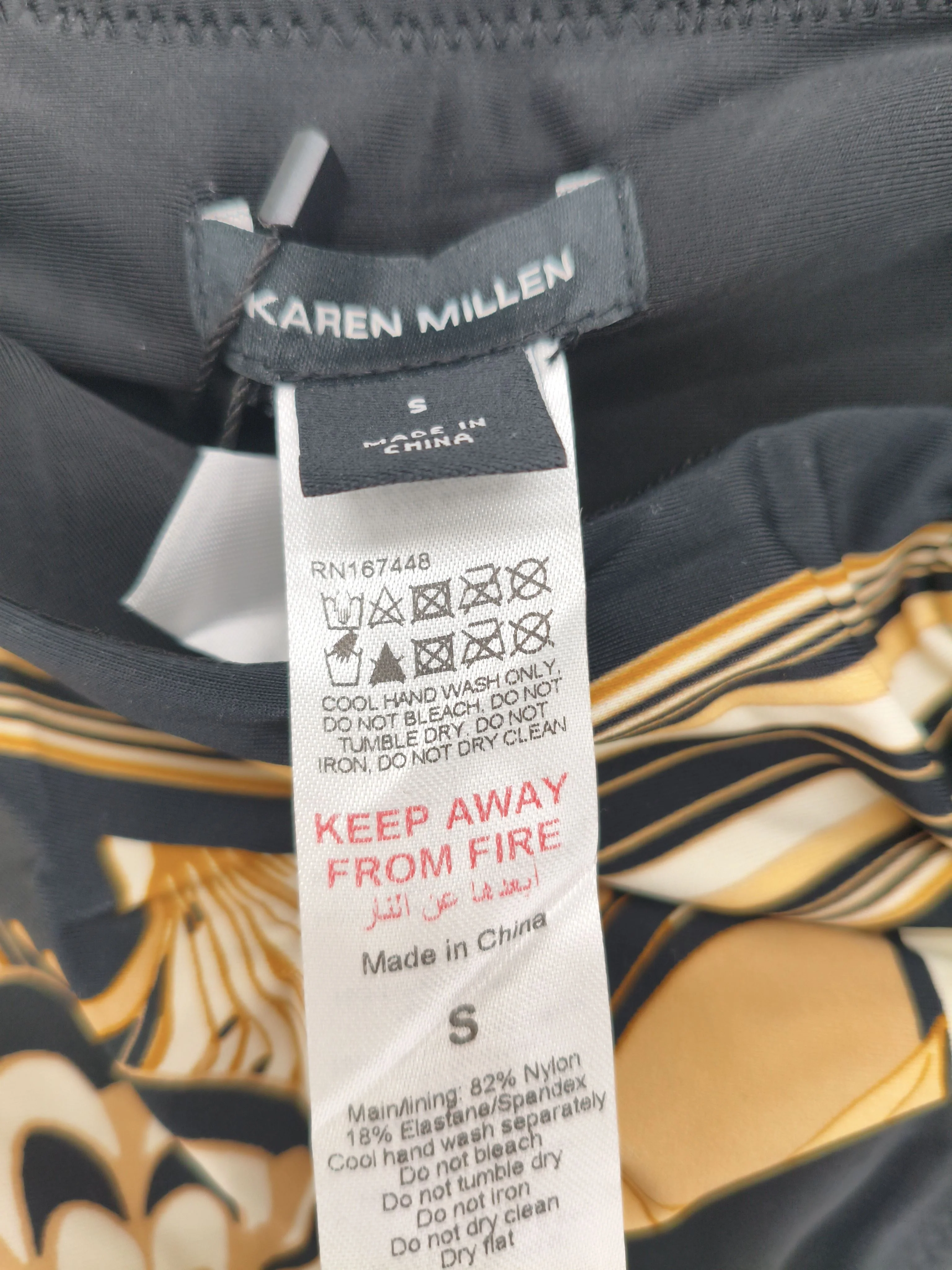 Karen Millen high waist lined bikini bottoms in multi RRP £39 - Image 6