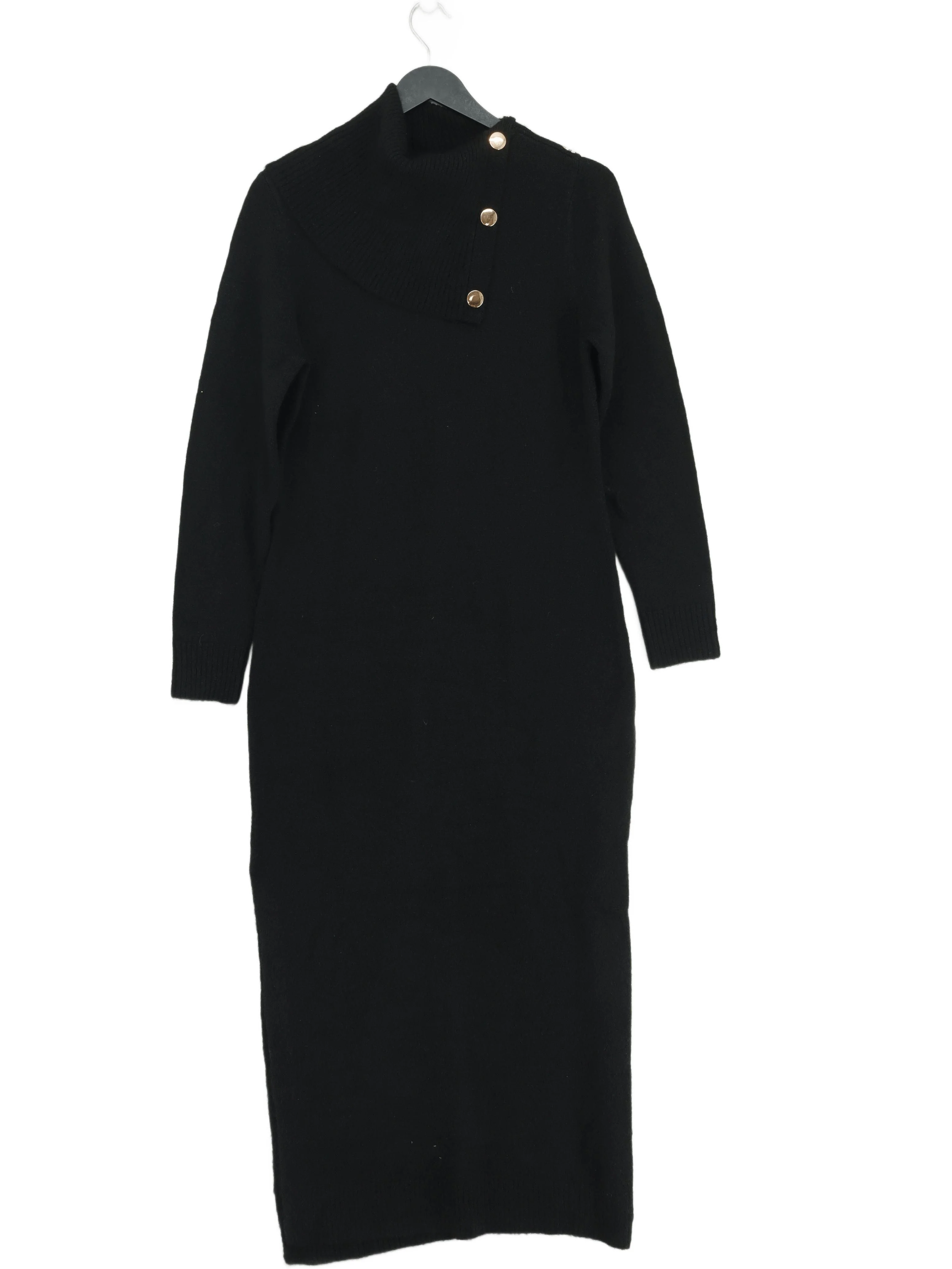 Karen Millen Jumper Maxi Dress S in Black RRP £99