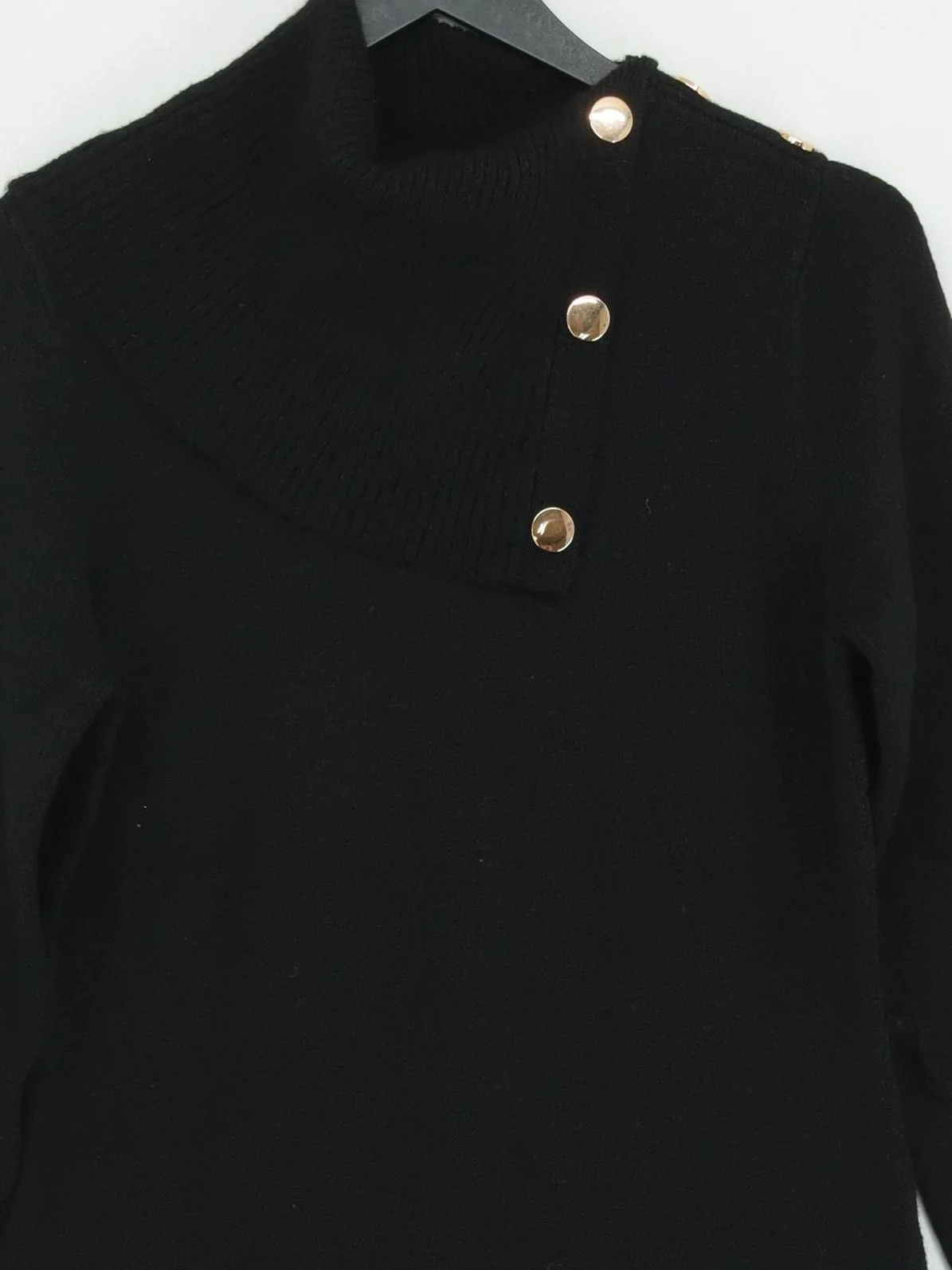 Karen Millen Jumper Maxi Dress S in Black RRP £99 - Image 3