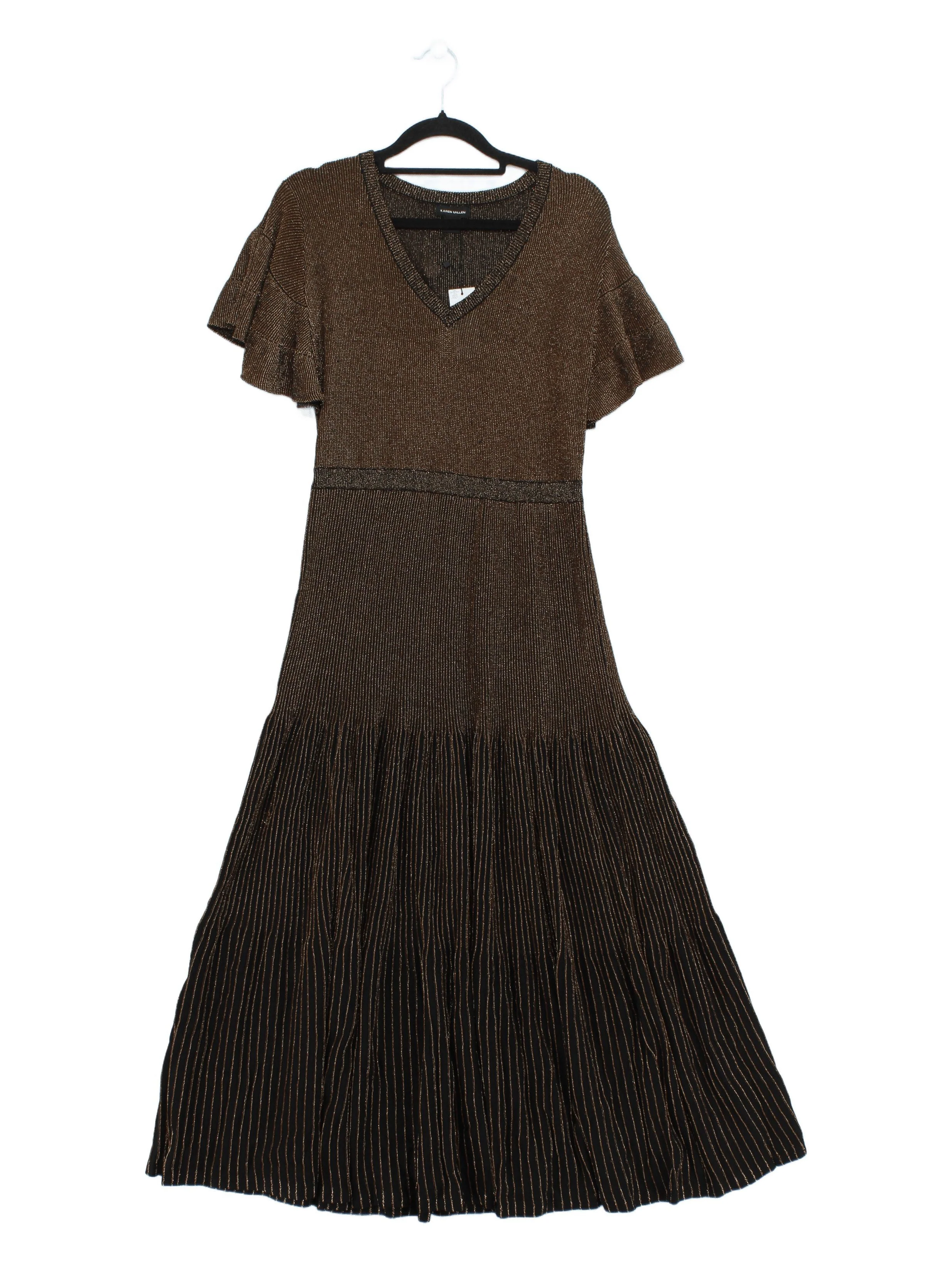 Karen Millen Jumper Midi Dress M in Black RRP £149 - Image 2