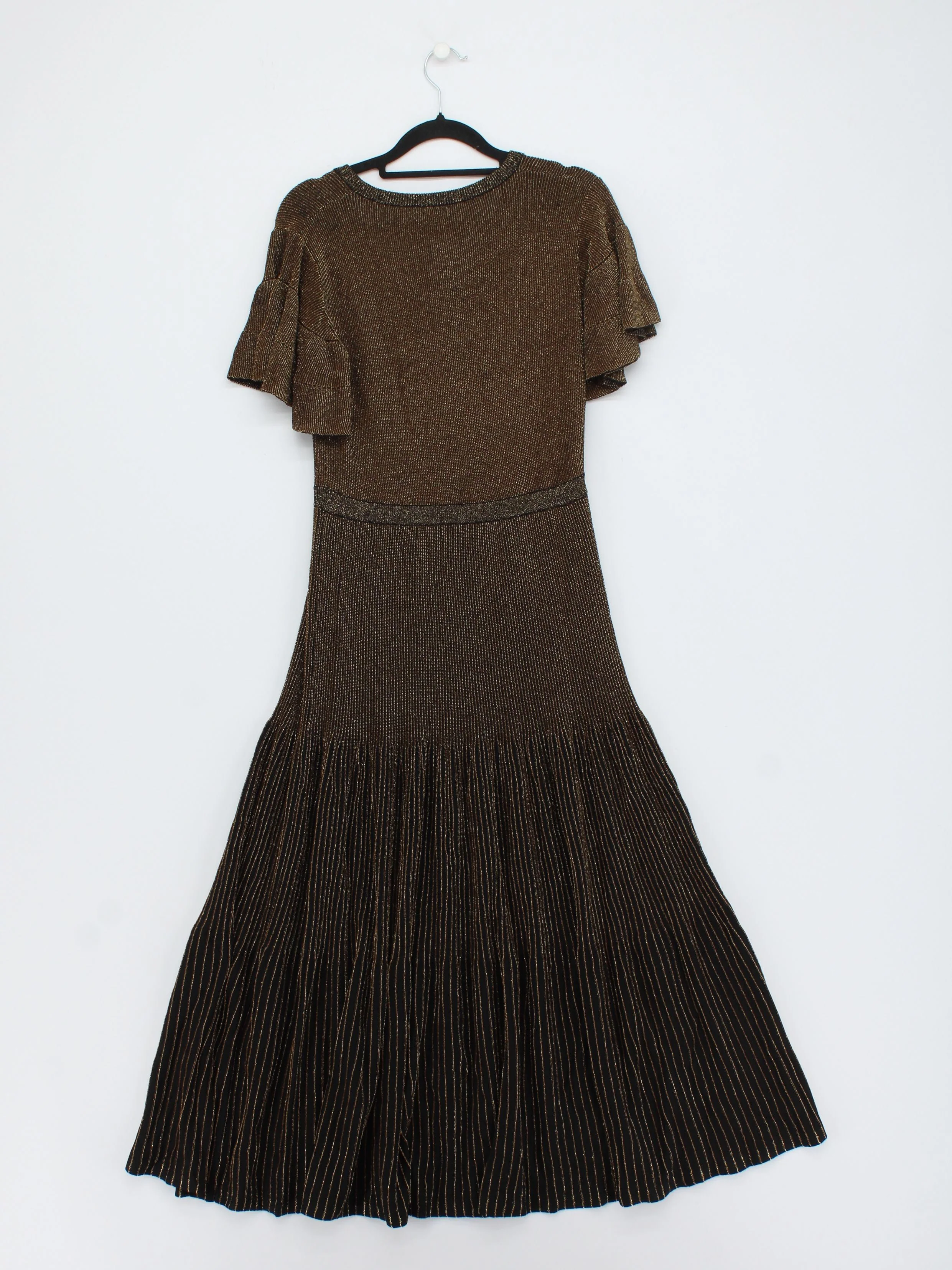 Karen Millen Jumper Midi Dress M in Black RRP £149 - Image 3
