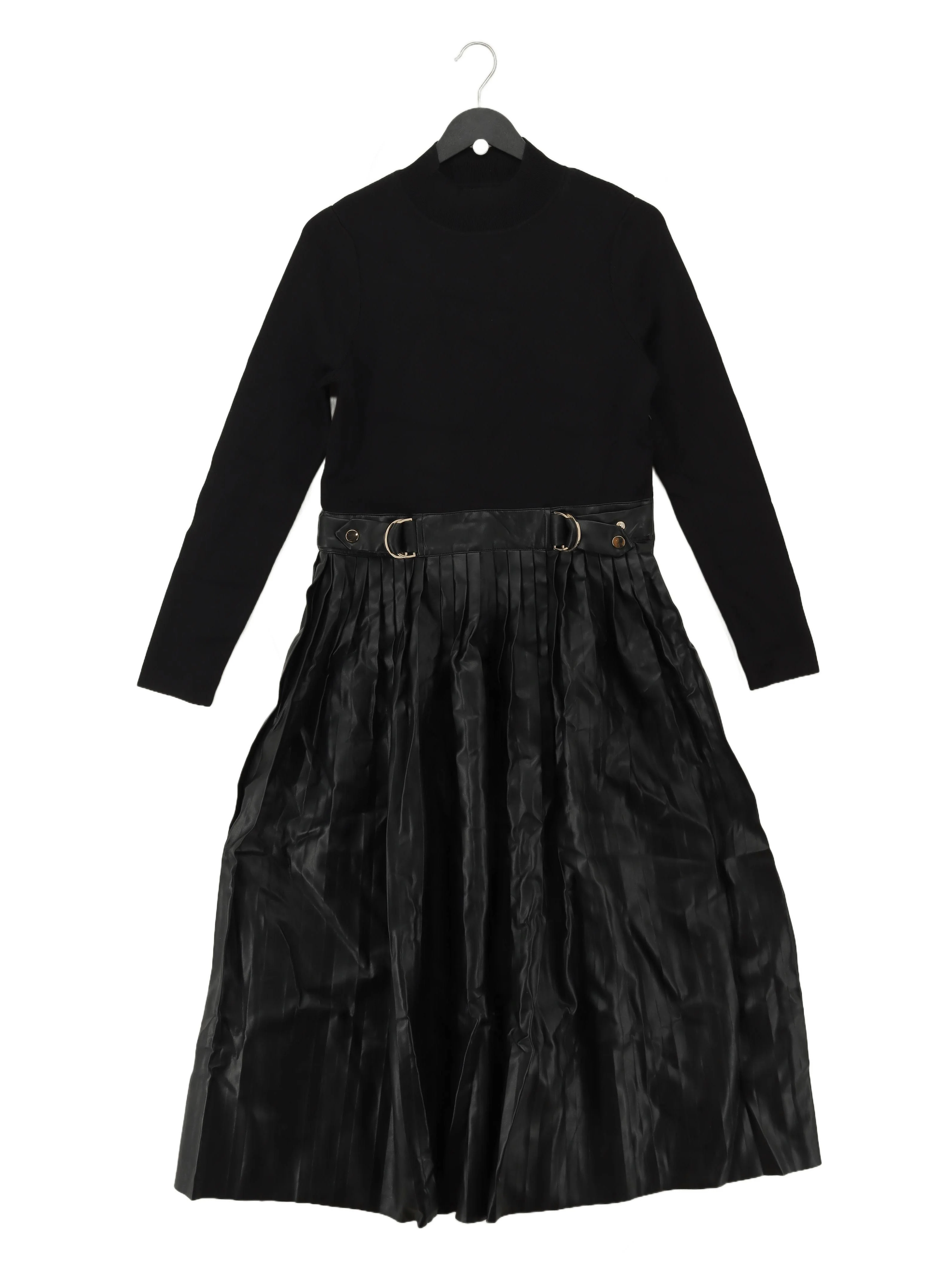 Karen Millen Jumper Midi Dress M in Black RRP £149