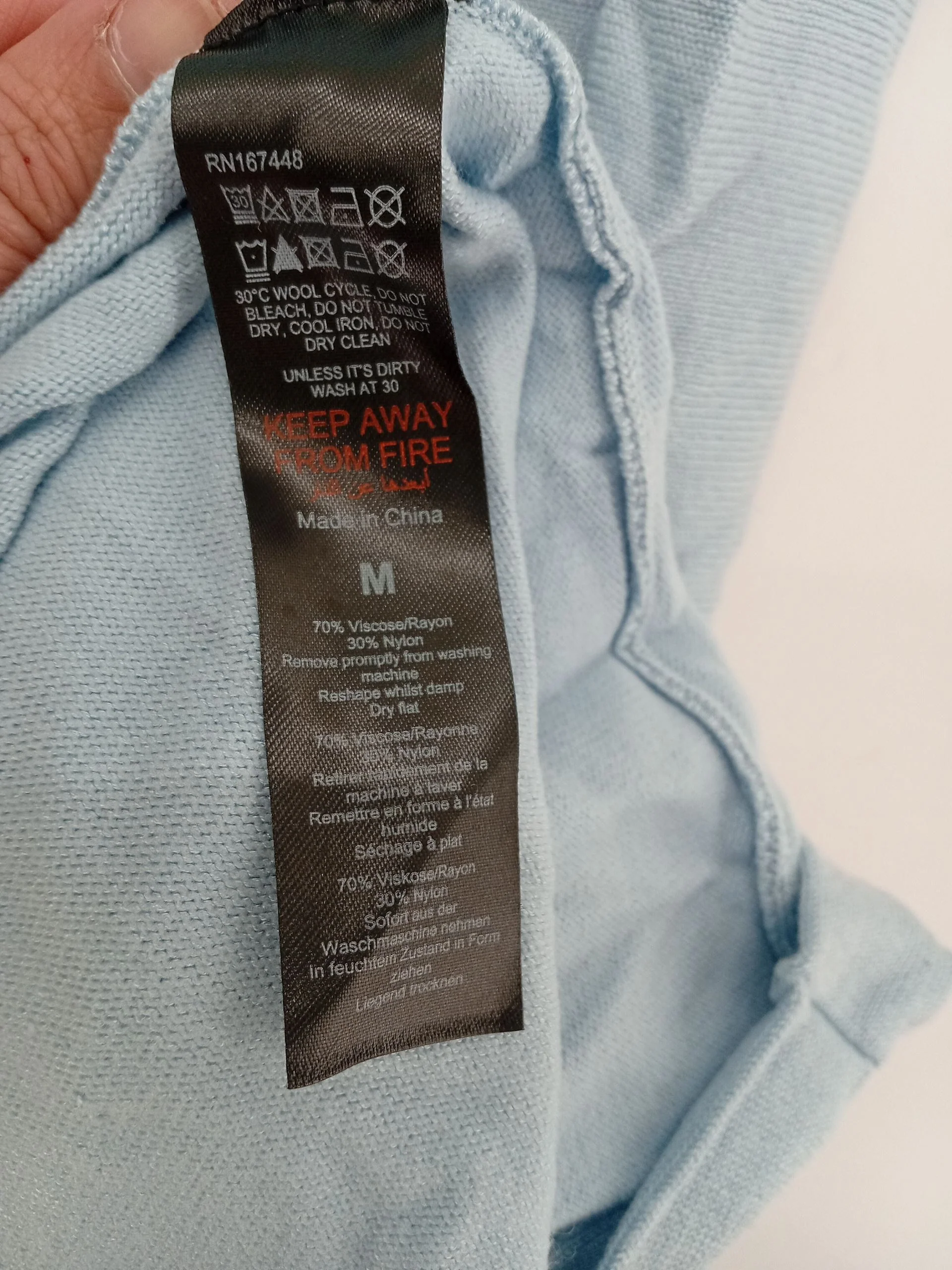 Karen Millen Jumper Midi Dress M in Blue RRP £85 - Image 7