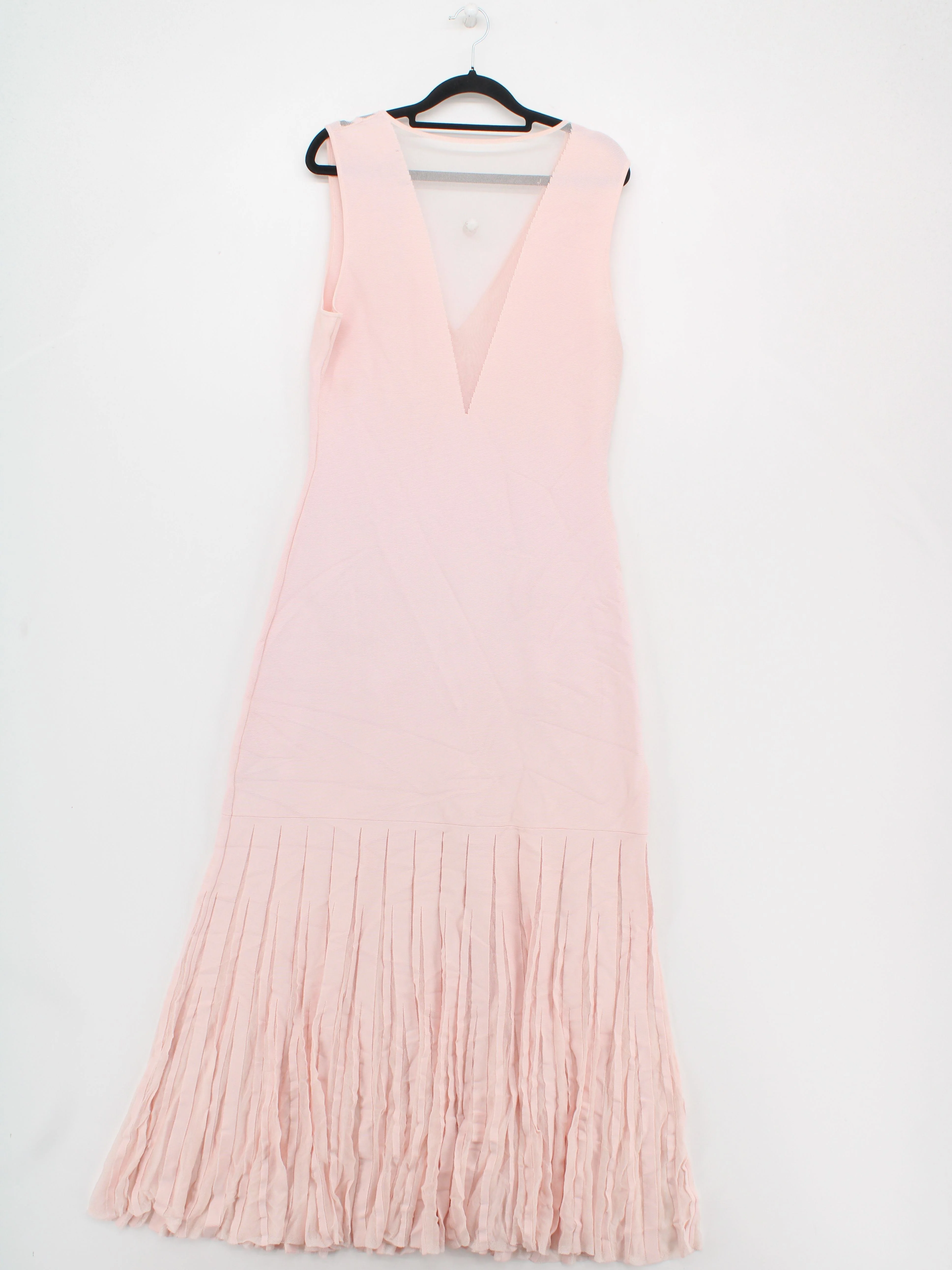 Karen Millen Jumper Midi Dress M in Pink RRP £139 - Image 2