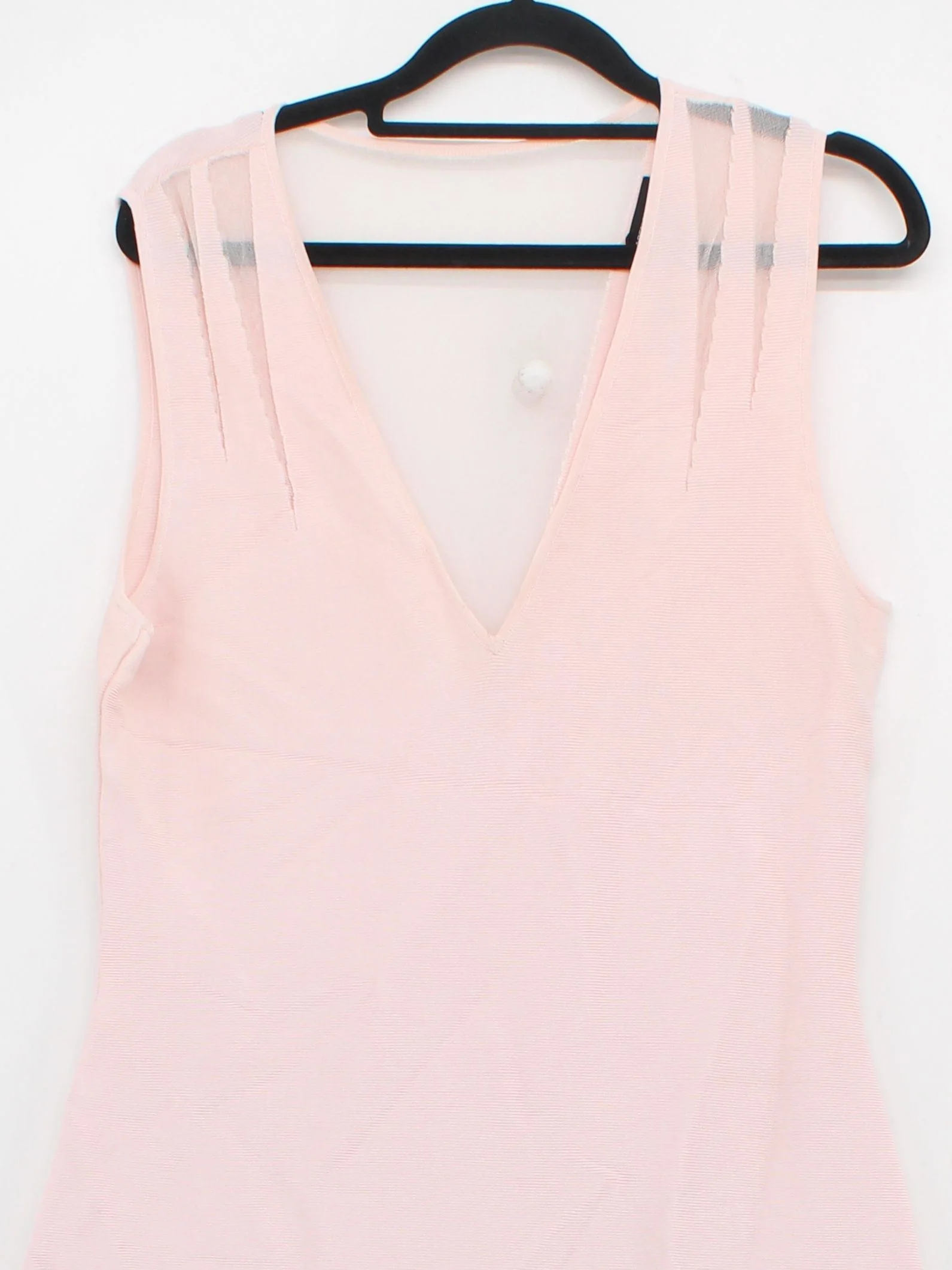 Karen Millen Jumper Midi Dress M in Pink RRP £139 - Image 3