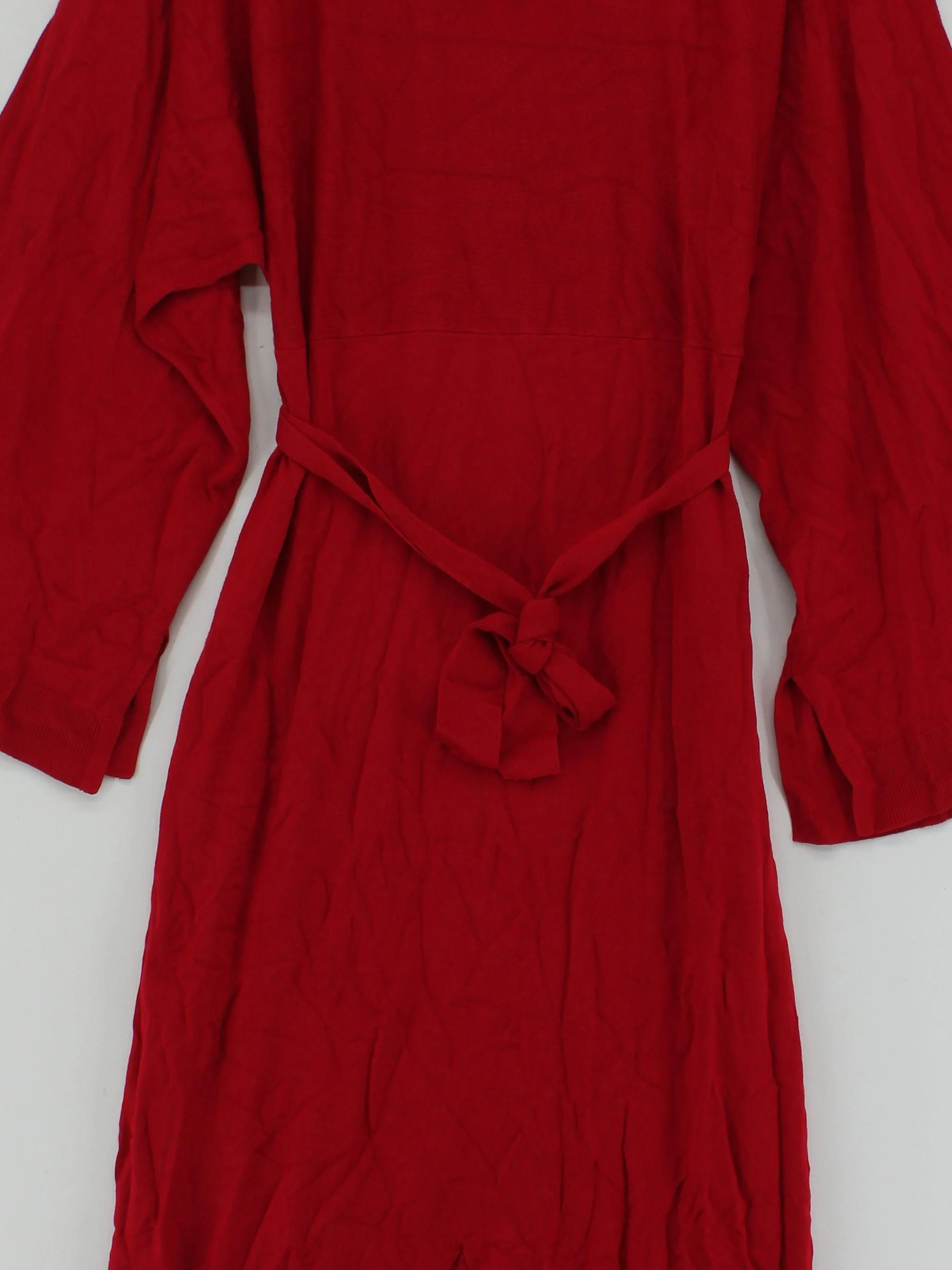 Karen Millen Jumper Midi Dress S in Red RRP £89 - Image 3