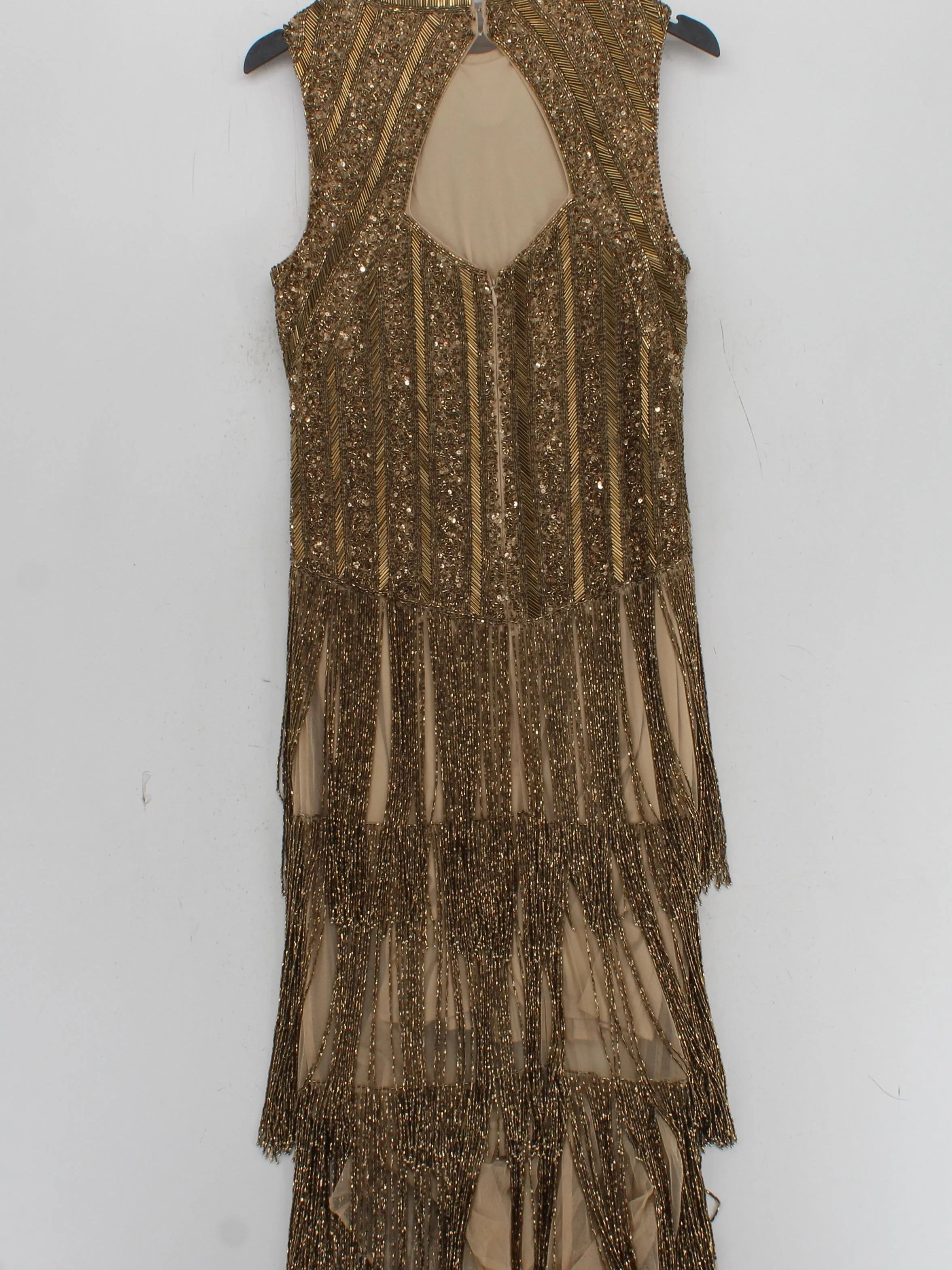 Karen Millen Jumper Midi Dress UK12 in Gold RRP £469 - Image 2
