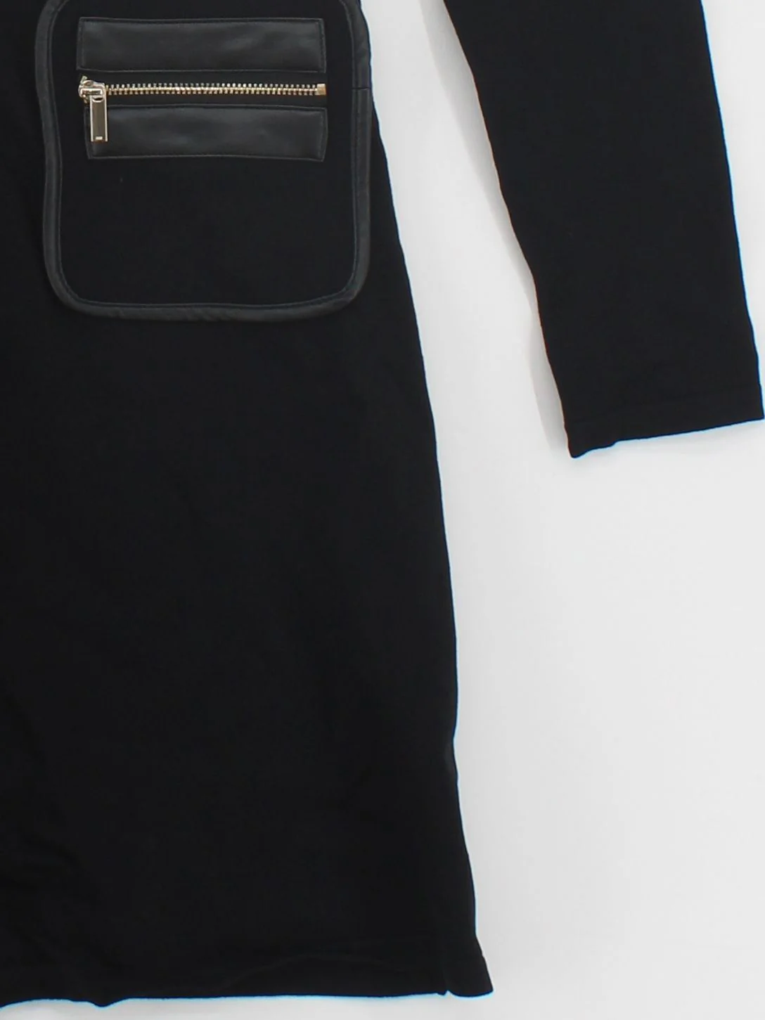 Karen Millen Jumper Mini Dress M in Black RRP £139 - Image 4