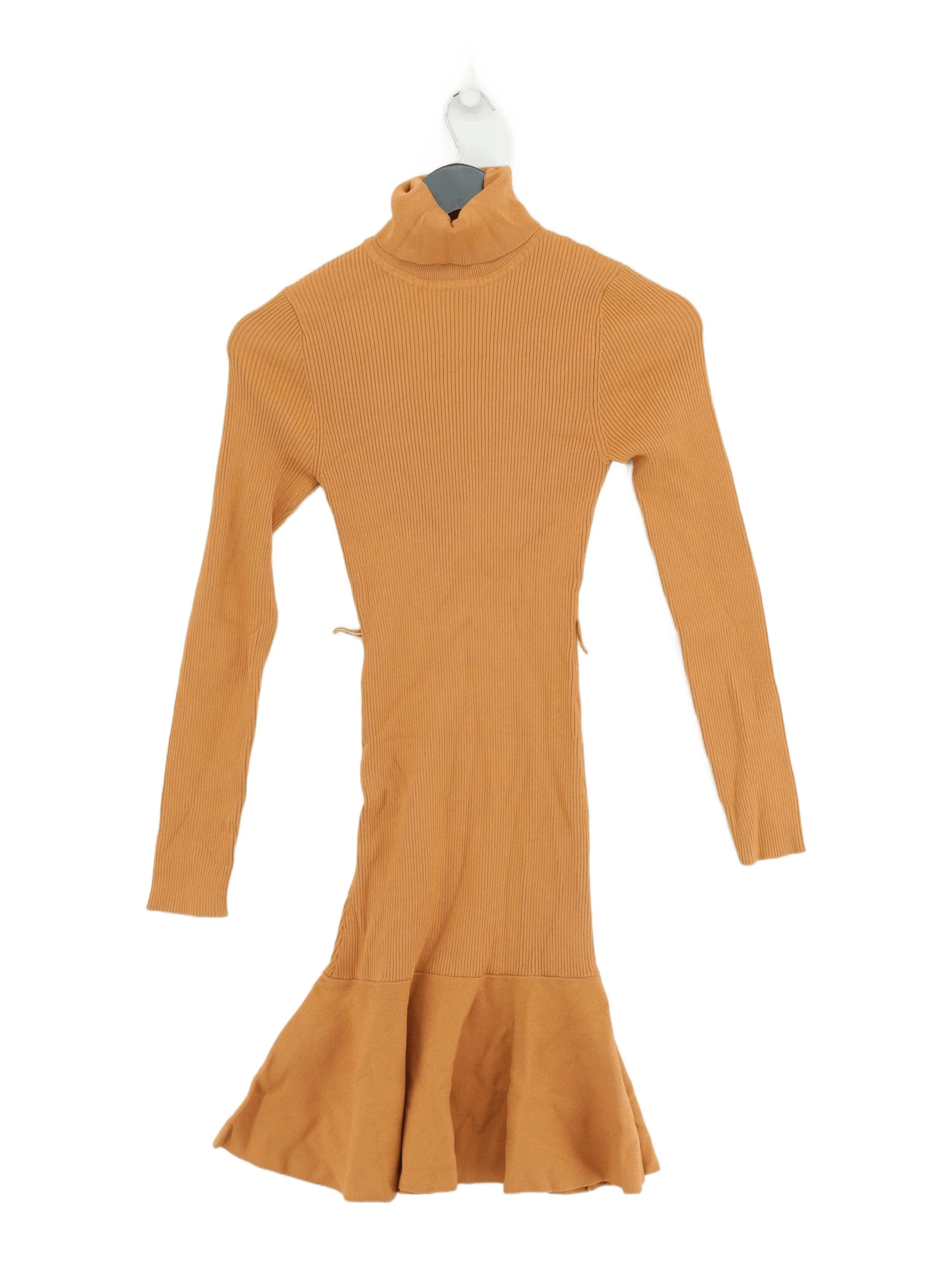 Karen Millen Jumper Mini Dress XS in Tan RRP £95