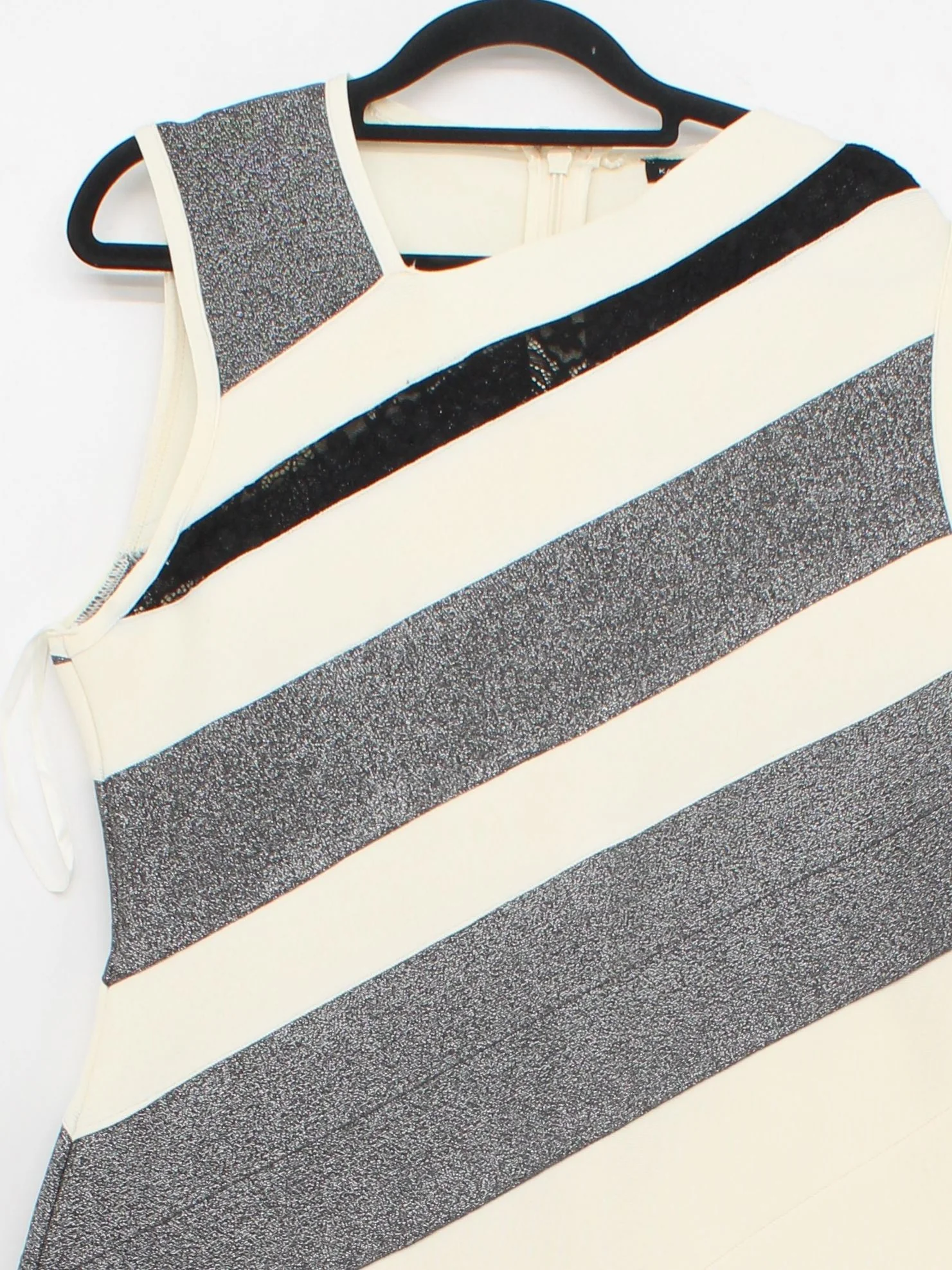 Karen Millen Maxi Dress L in Cream RRP £99 - Image 3