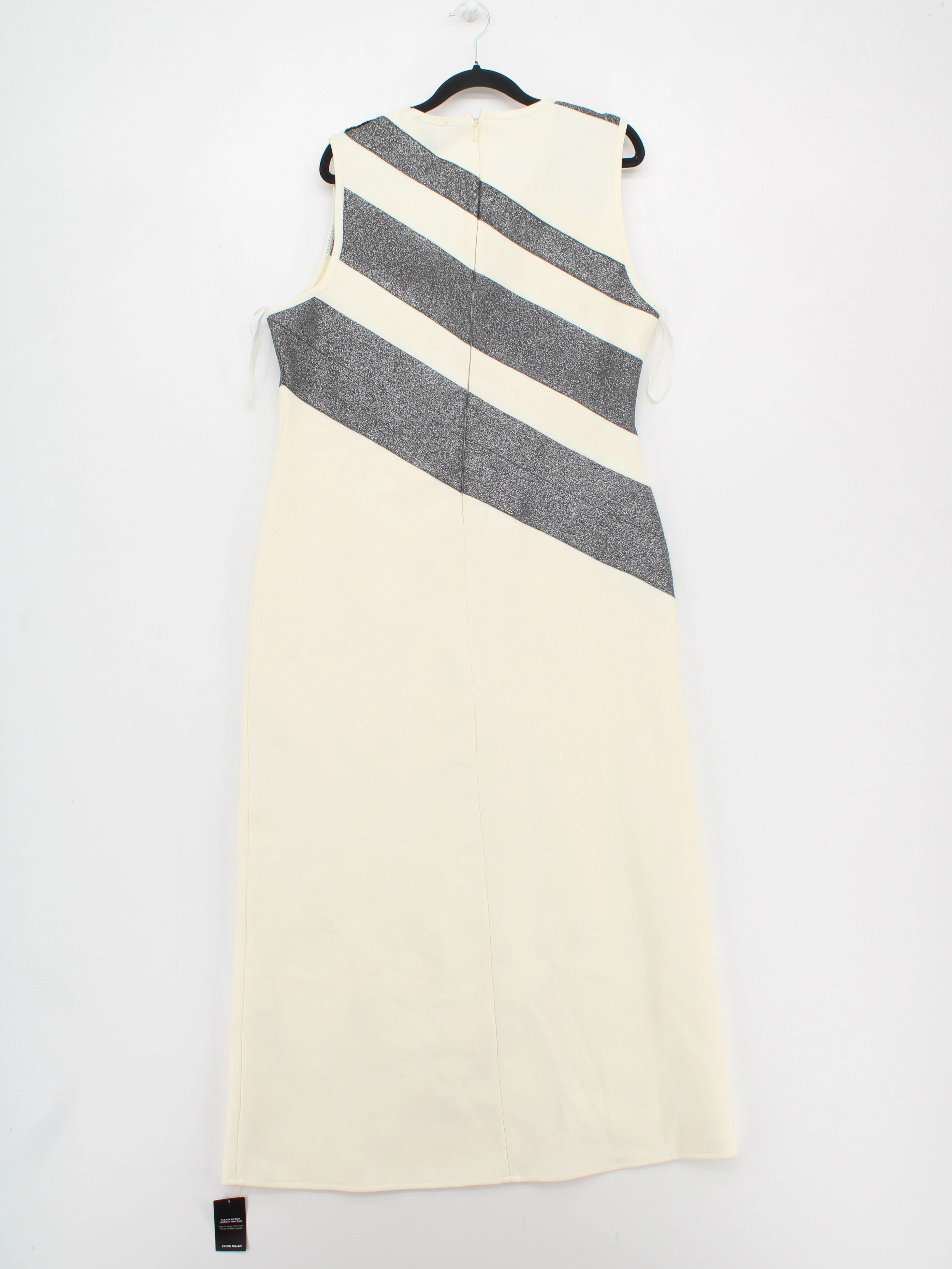 Karen Millen Maxi Dress L in Cream RRP £99 - Image 2