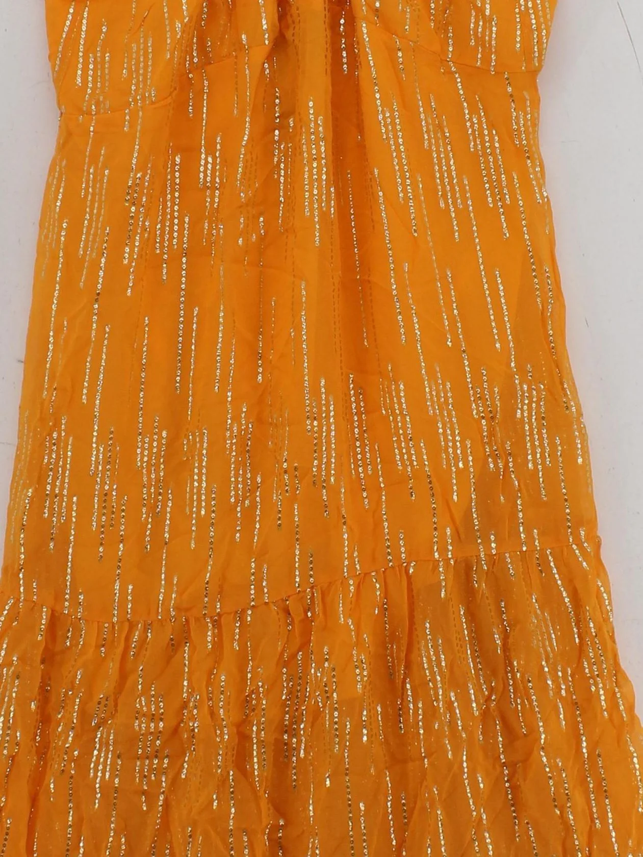 Karen Millen Maxi Dress L in Orange RRP £85 - Image 3
