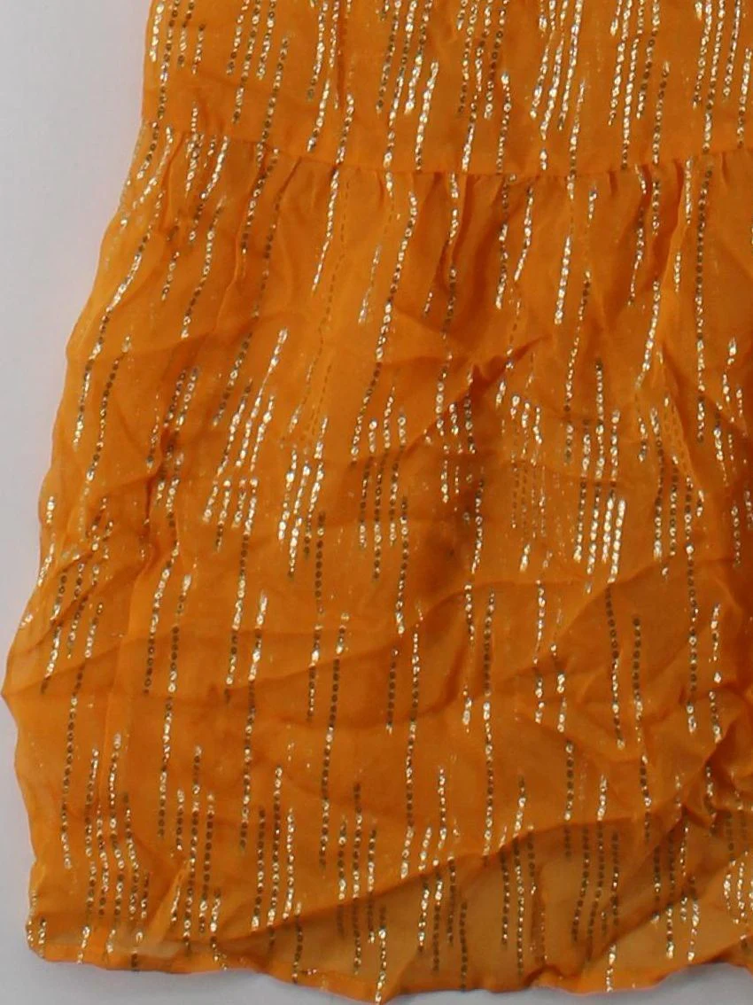 Karen Millen Maxi Dress L in Orange RRP £85 - Image 4