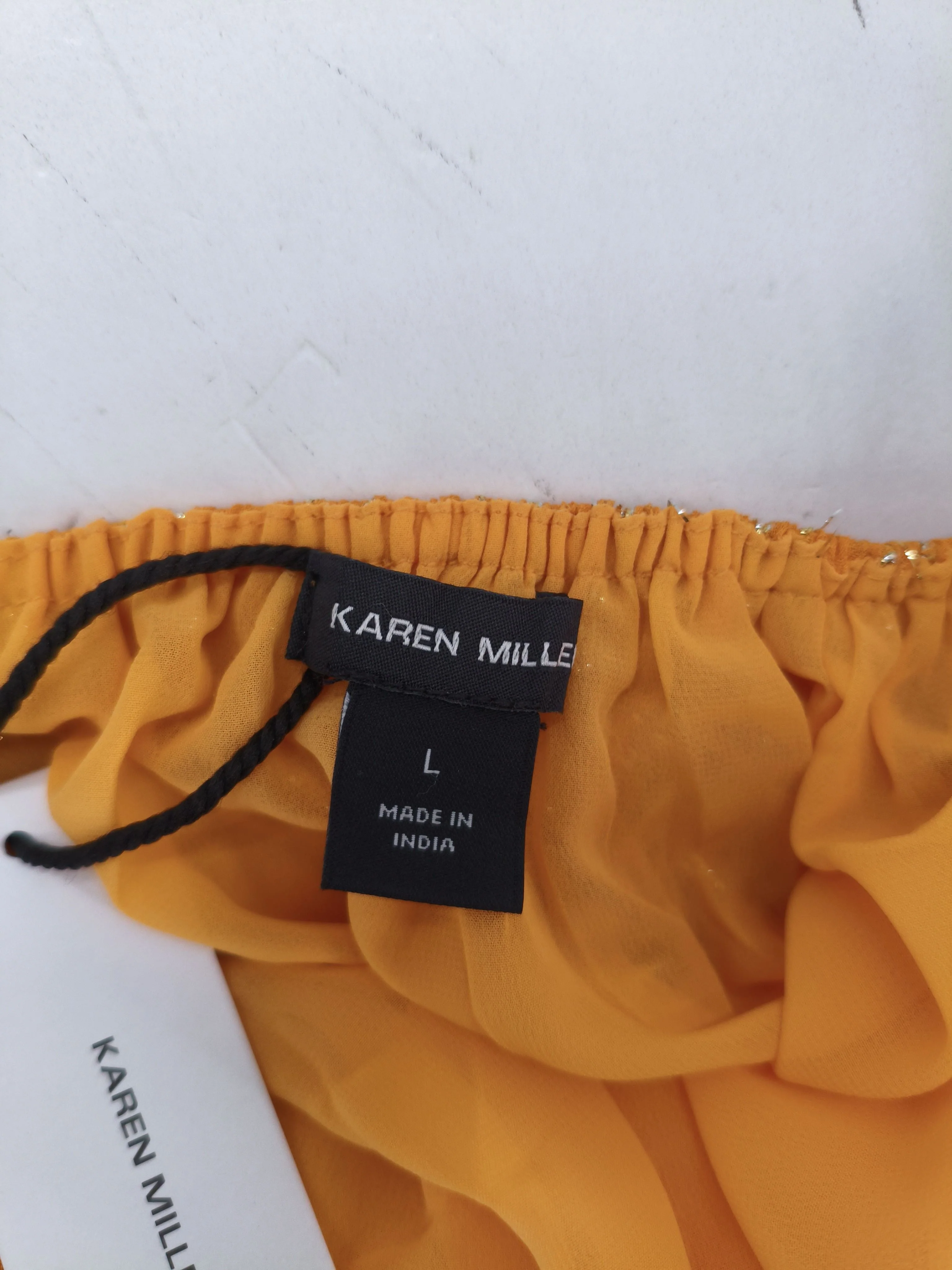 Karen Millen Maxi Dress L in Orange RRP £85 - Image 6