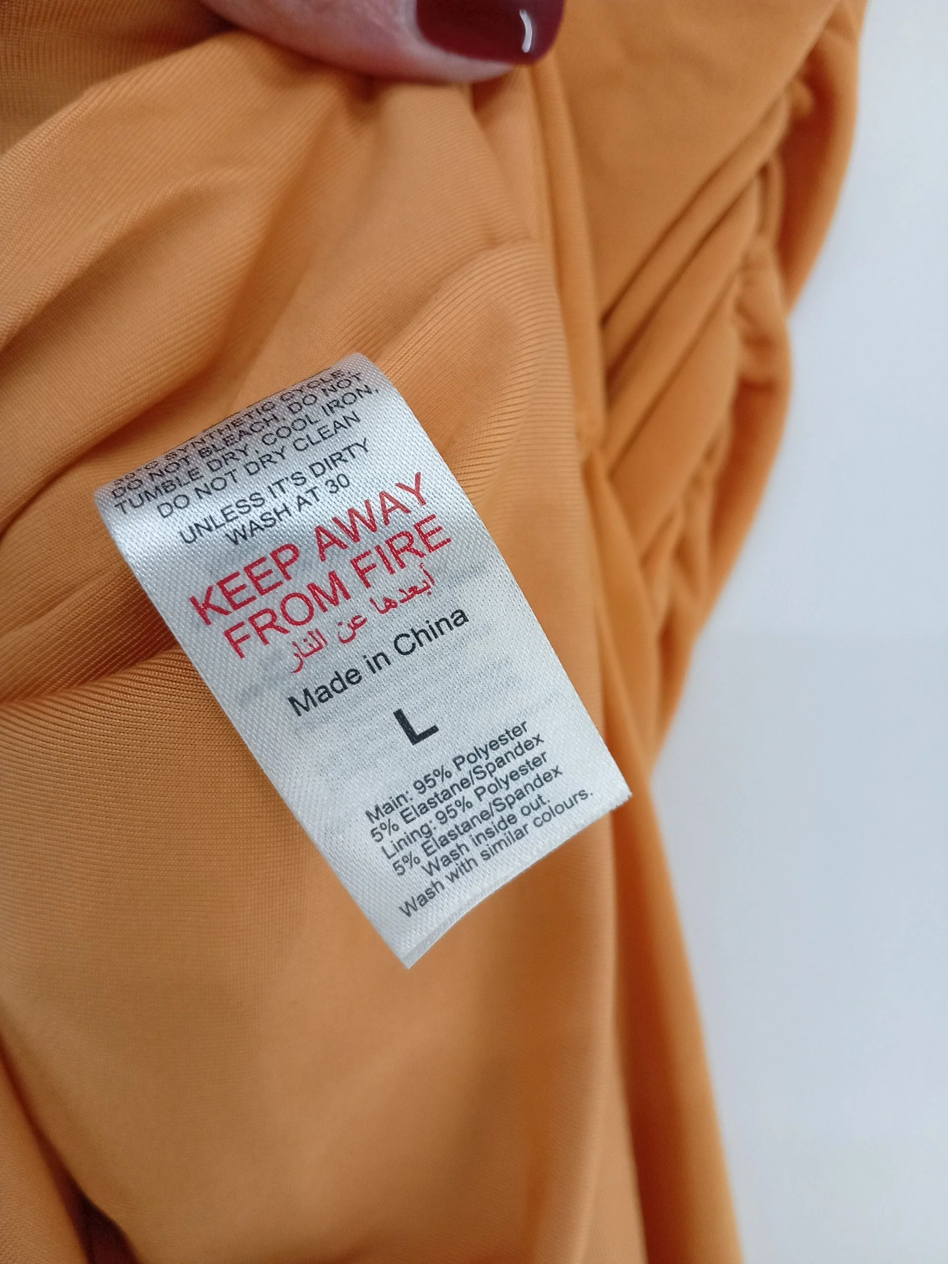 Karen Millen Maxi Dress L in Orange RRP £89 - Image 6