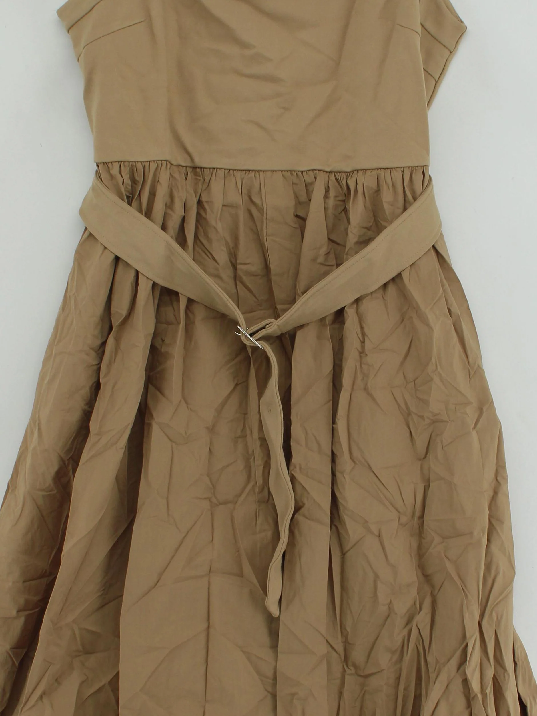 Karen Millen Maxi Dress L in Tan RRP £119 - Image 3