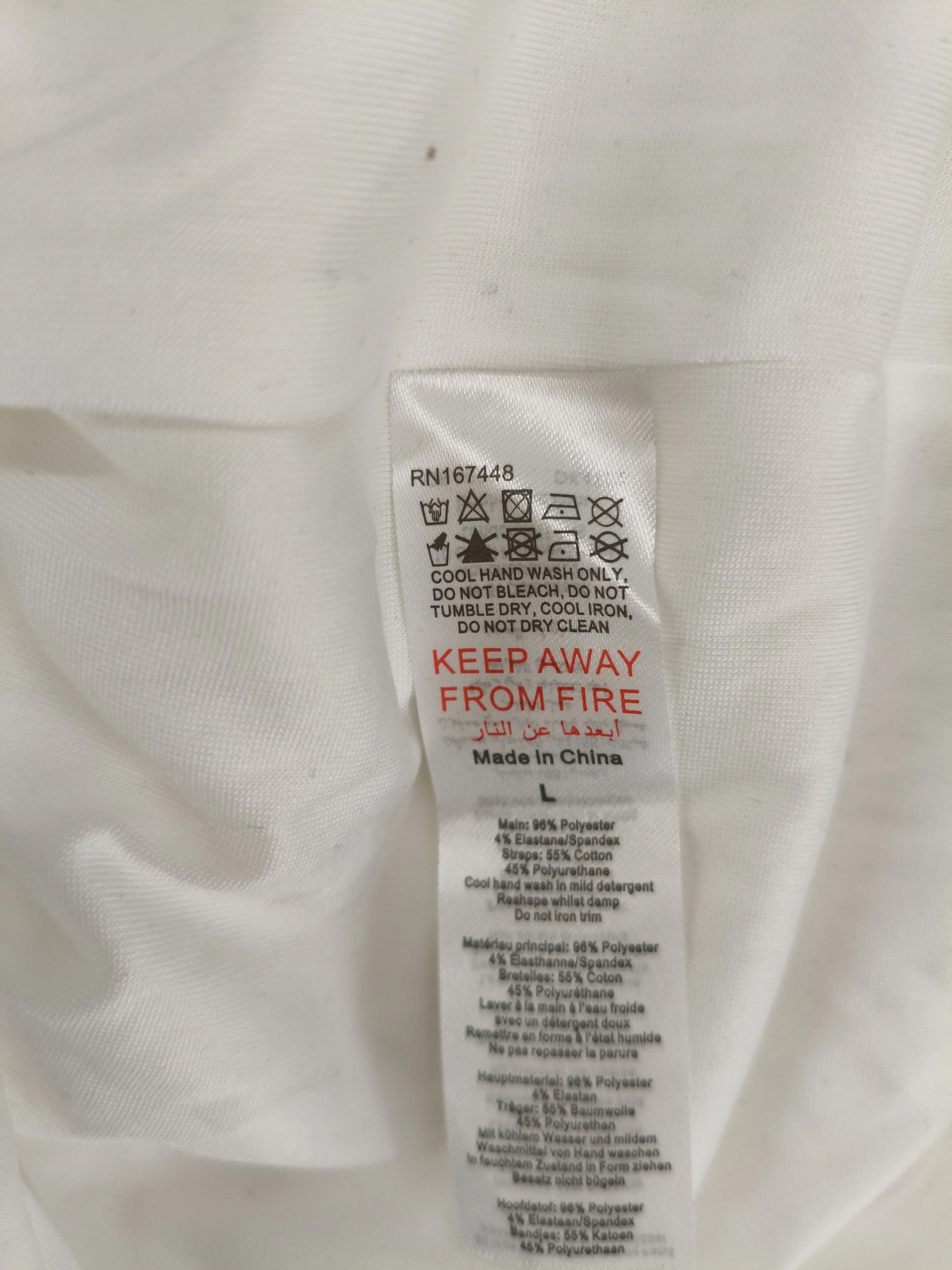 Karen Millen Maxi Dress L in White RRP £75 - Image 8