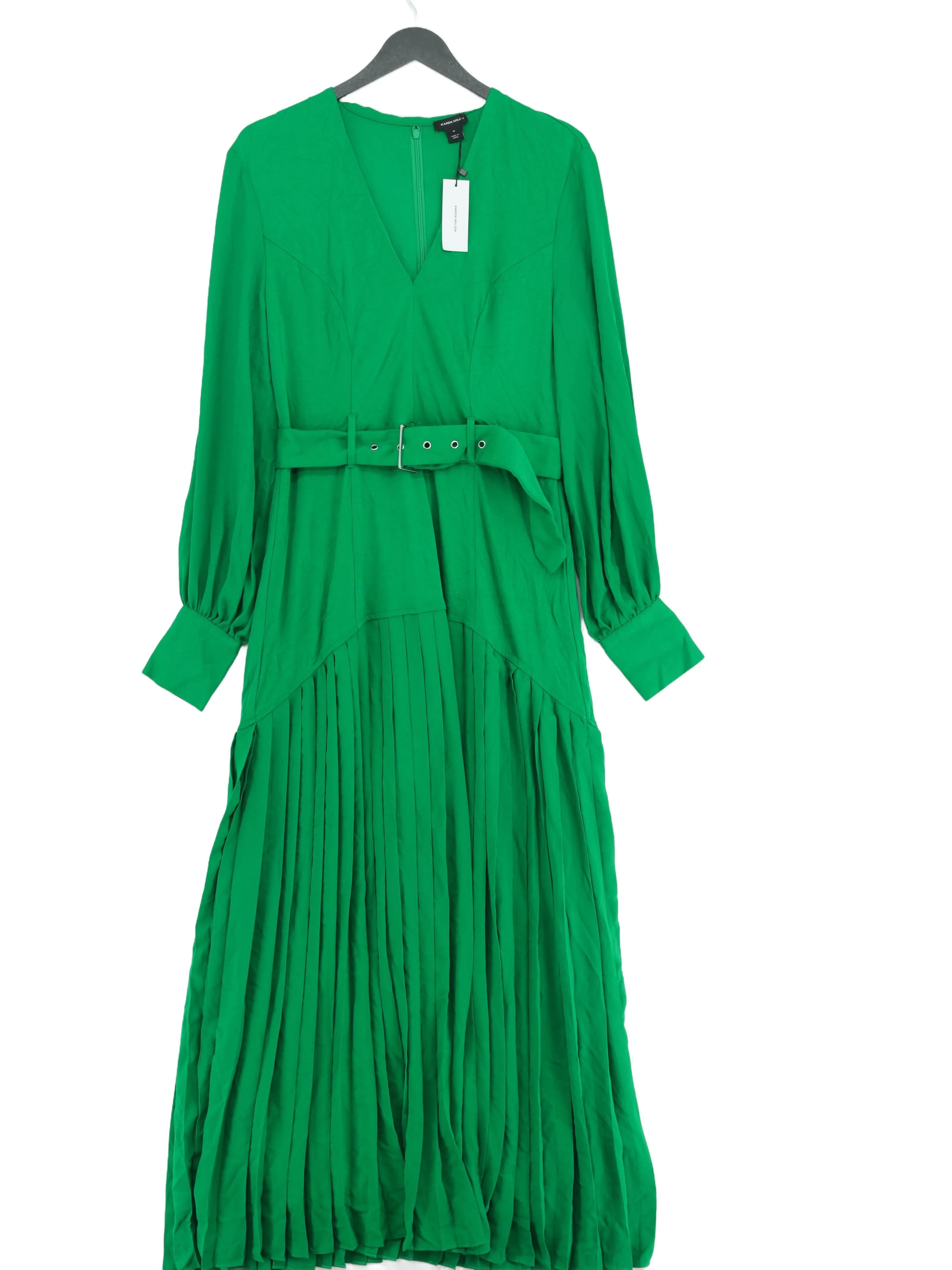 Karen Millen Maxi Dress M in Green RRP £129