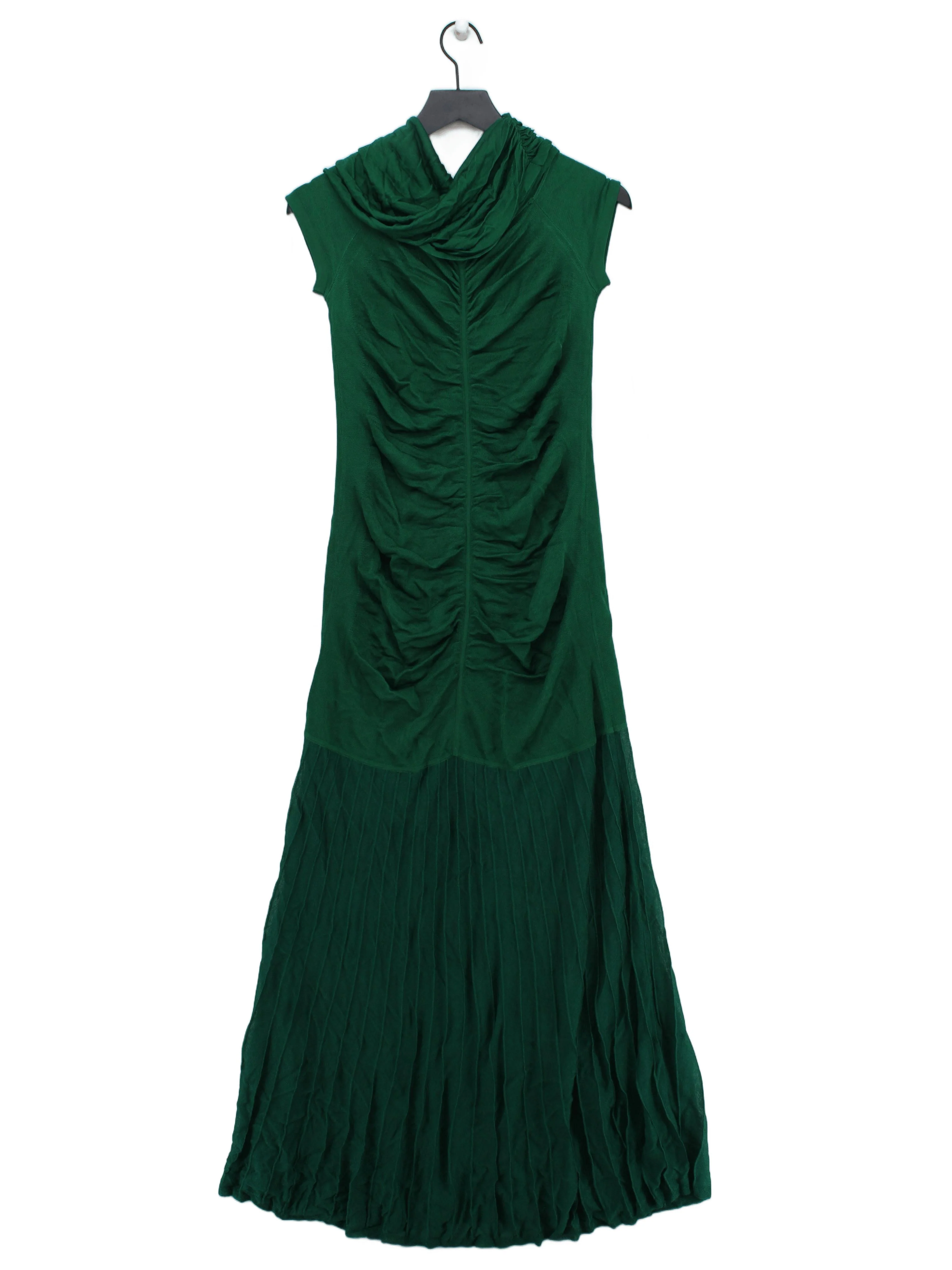 Karen Millen Maxi Dress M in Green RRP £139