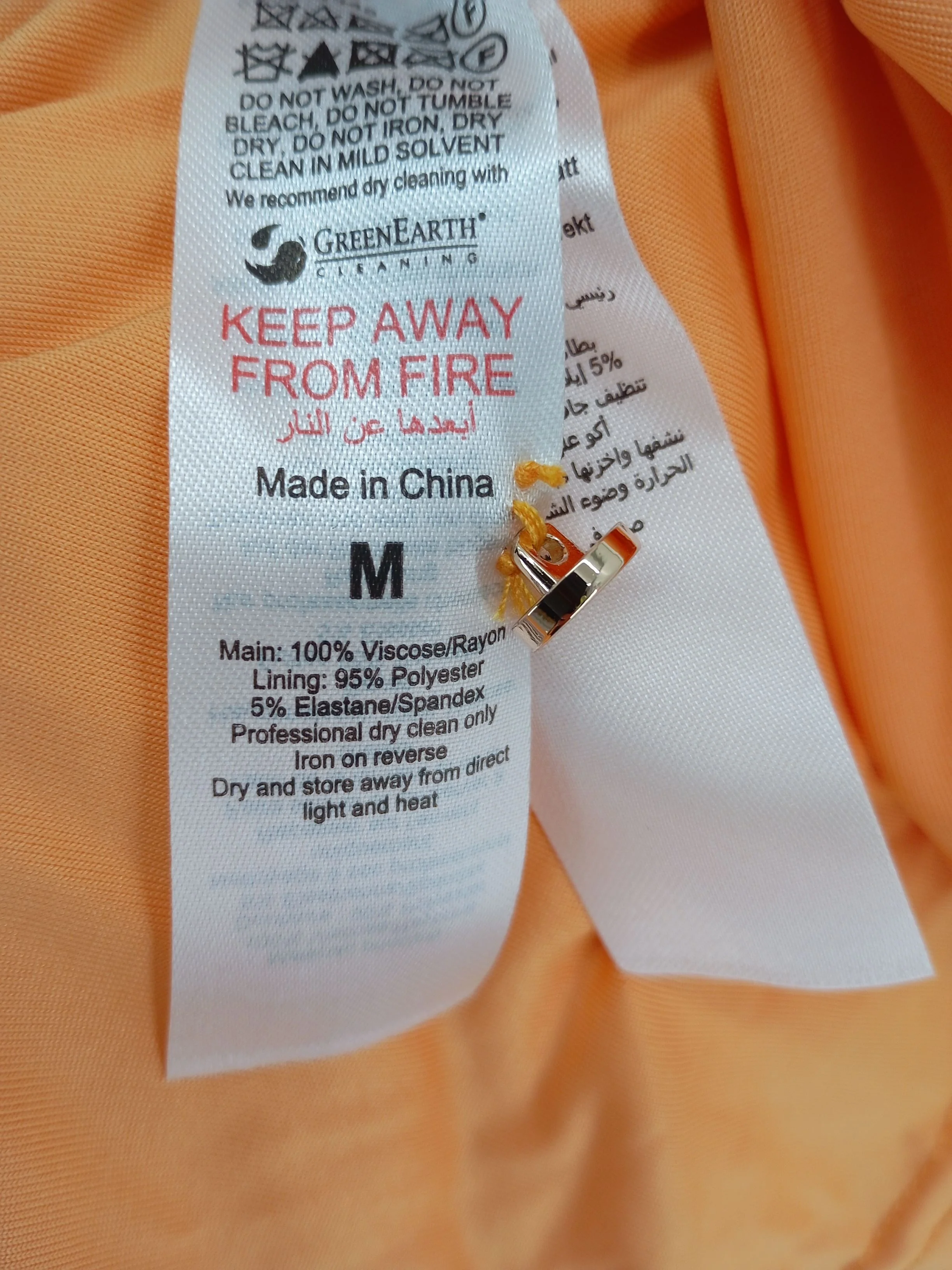 Karen Millen Maxi Dress M in Orange RRP £169 - Image 8