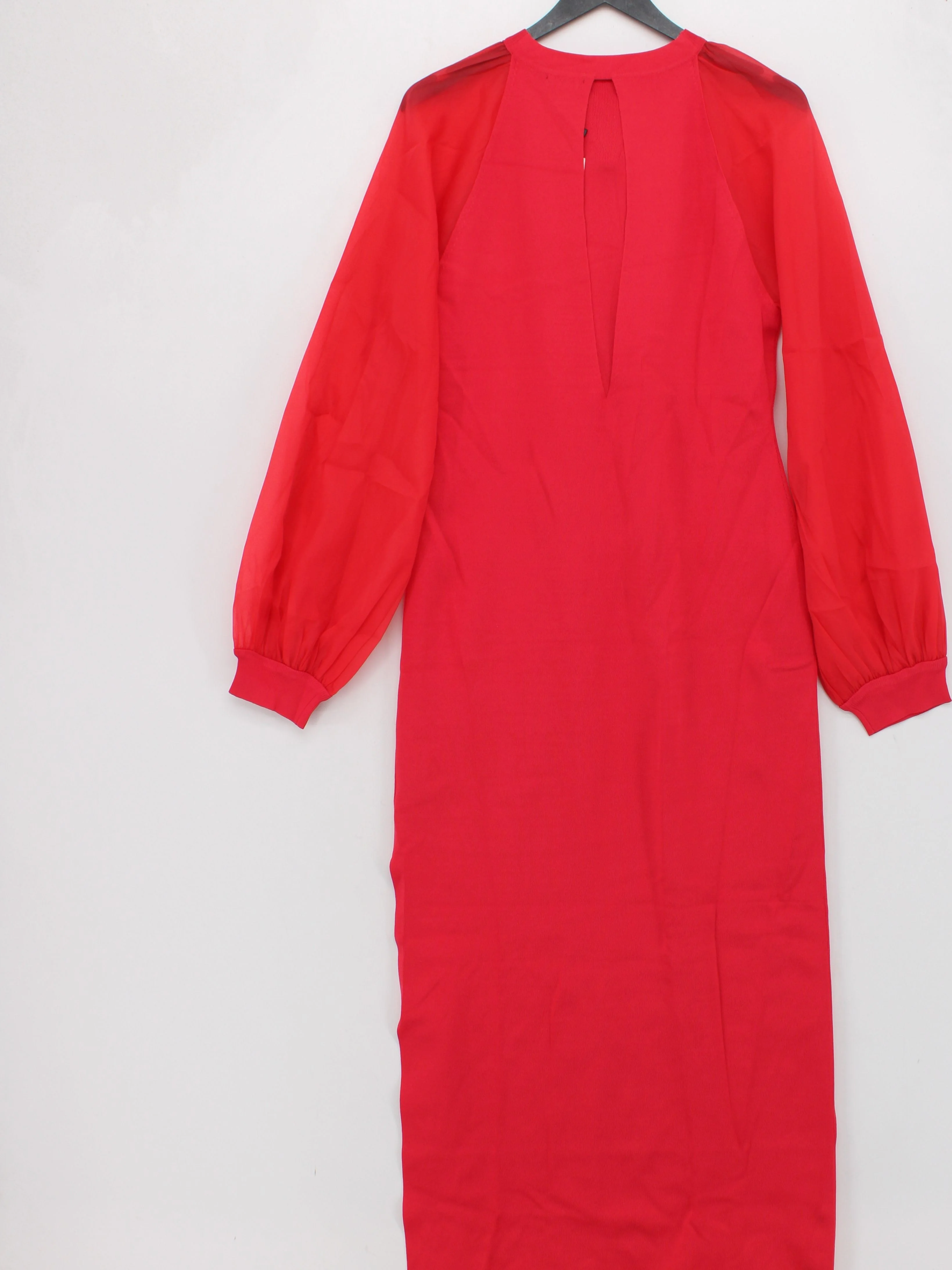 Karen Millen Maxi Dress M in Red RRP £149 - Image 3