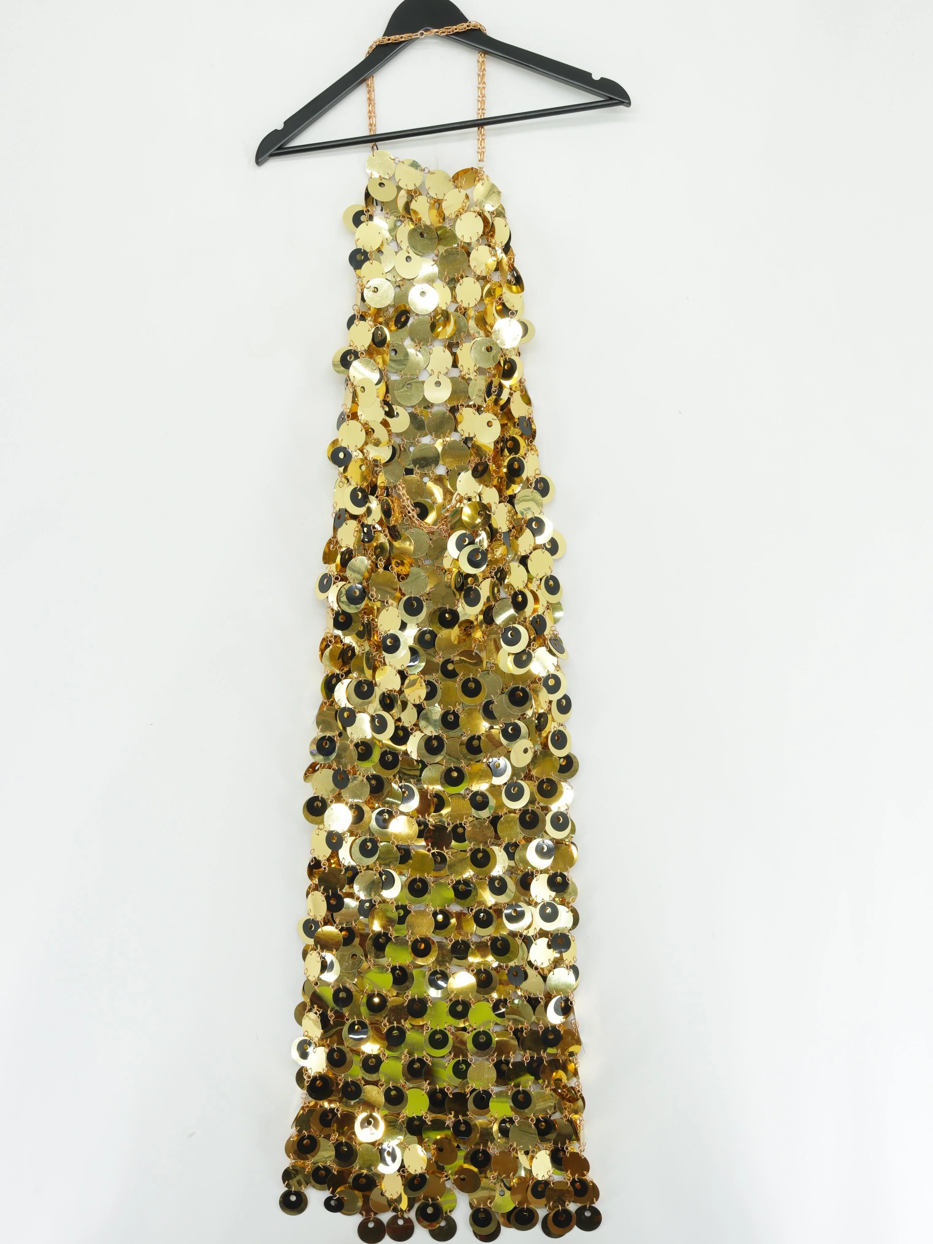 Karen Millen Maxi Dress One Size in Gold RRP £125 - Image 2