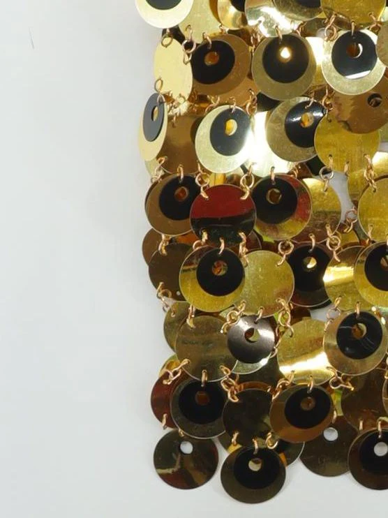 Karen Millen Maxi Dress One Size in Gold RRP £125 - Image 4