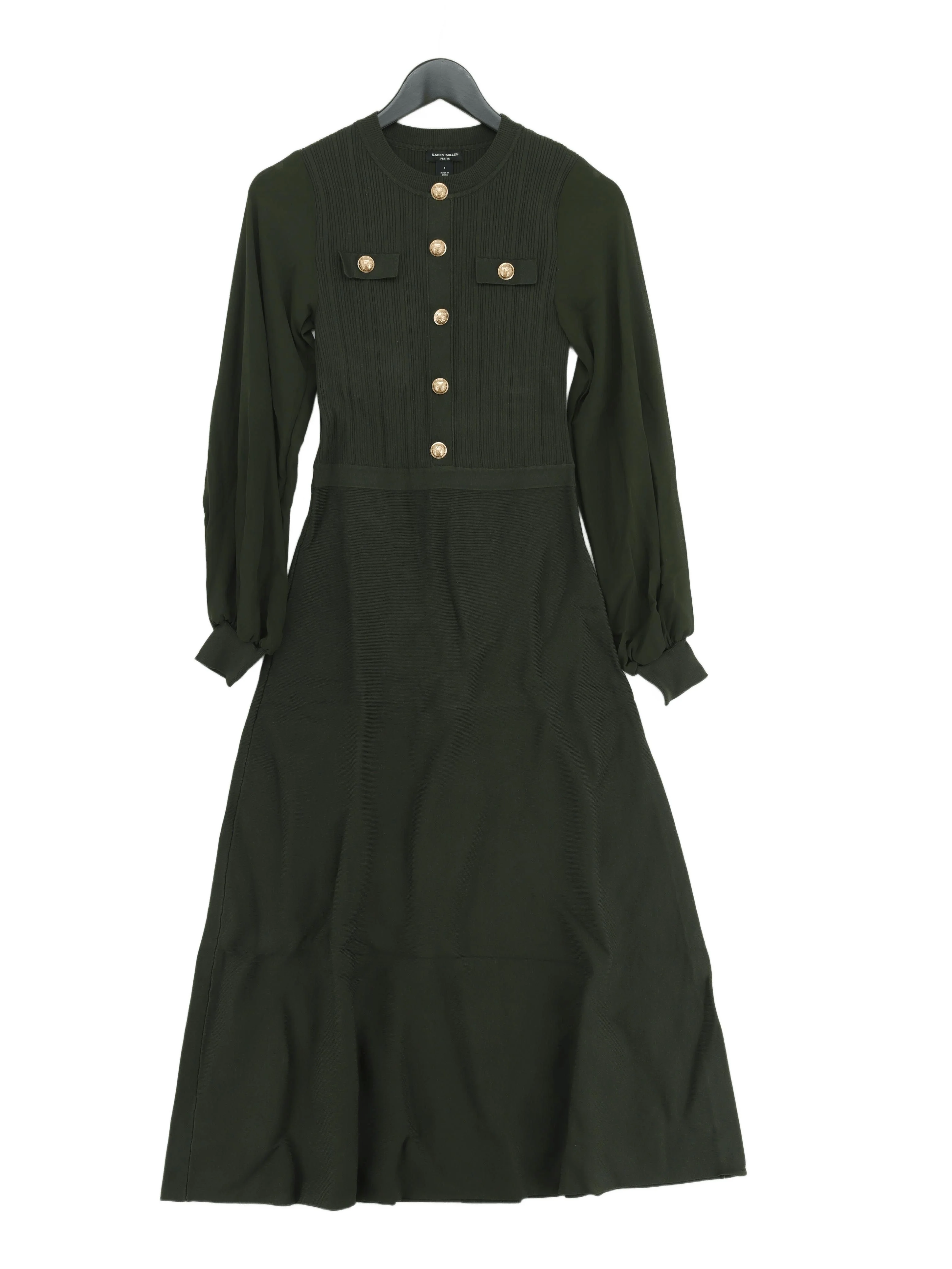 Karen Millen Maxi Dress S in Green RRP £129