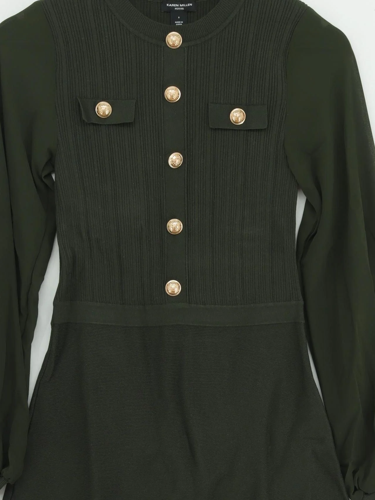 Karen Millen Maxi Dress S in Green RRP £129 - Image 3