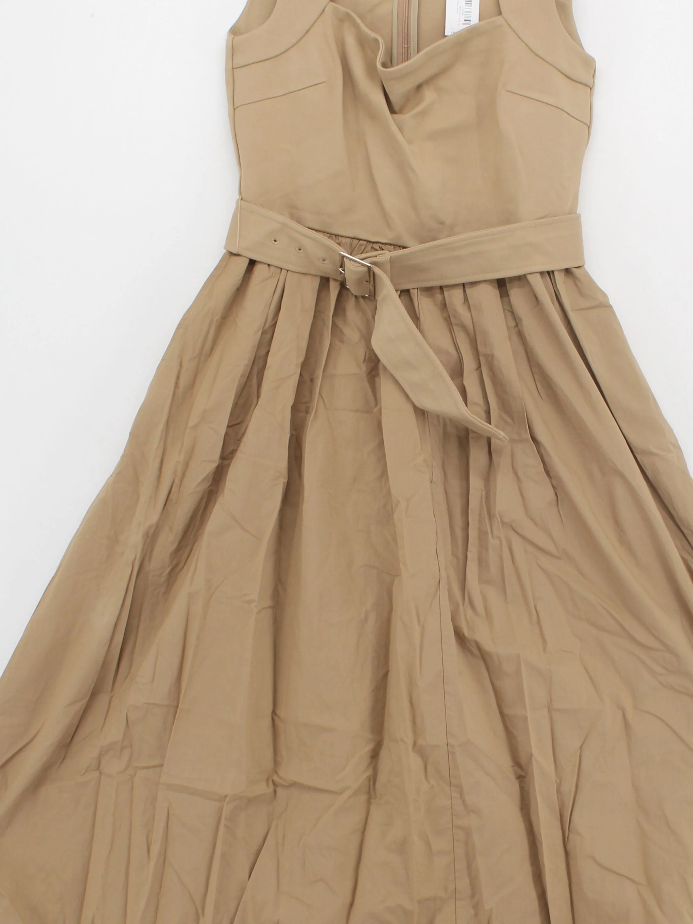 Karen Millen Maxi Dress S in Tan RRP £119 - Image 3