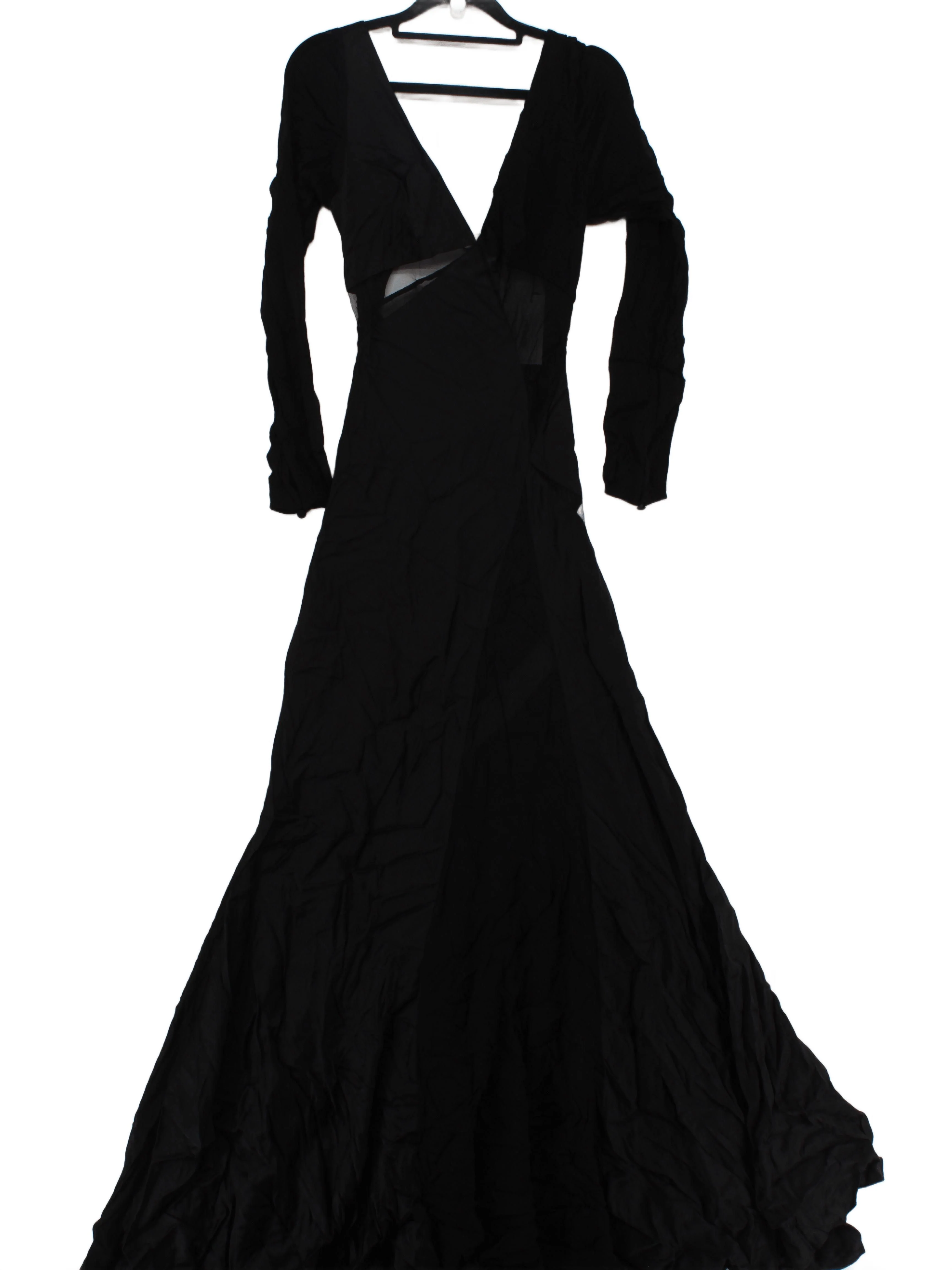 Karen Millen Maxi Dress UK10 in Black RRP £379