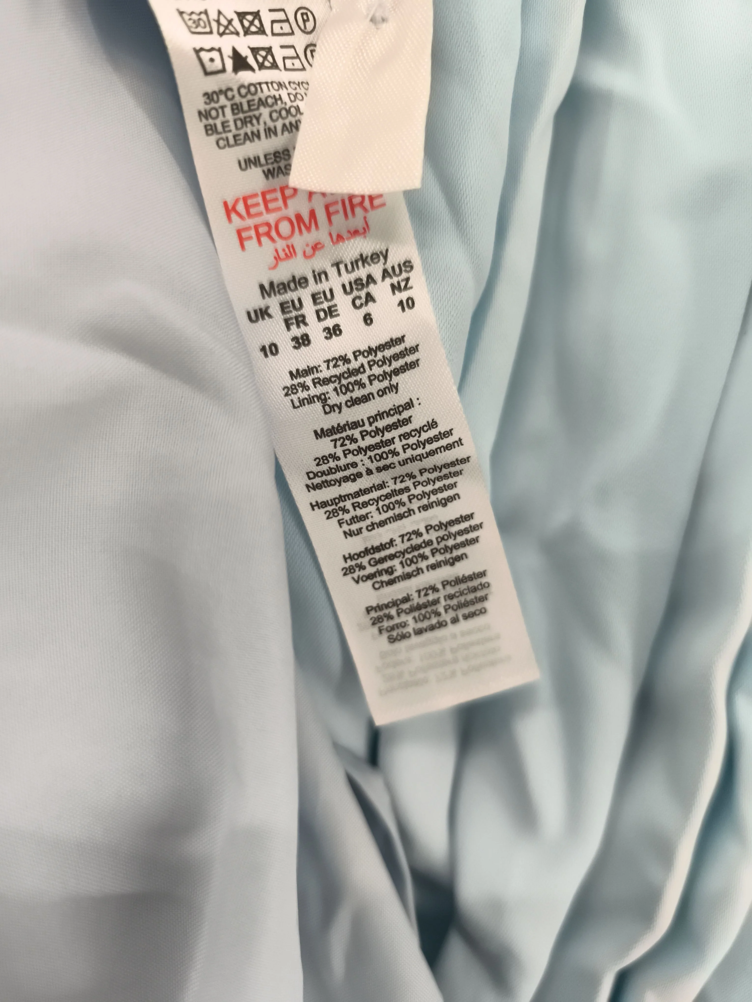 Karen Millen Maxi Dress UK10 in Blue RRP £189 - Image 7