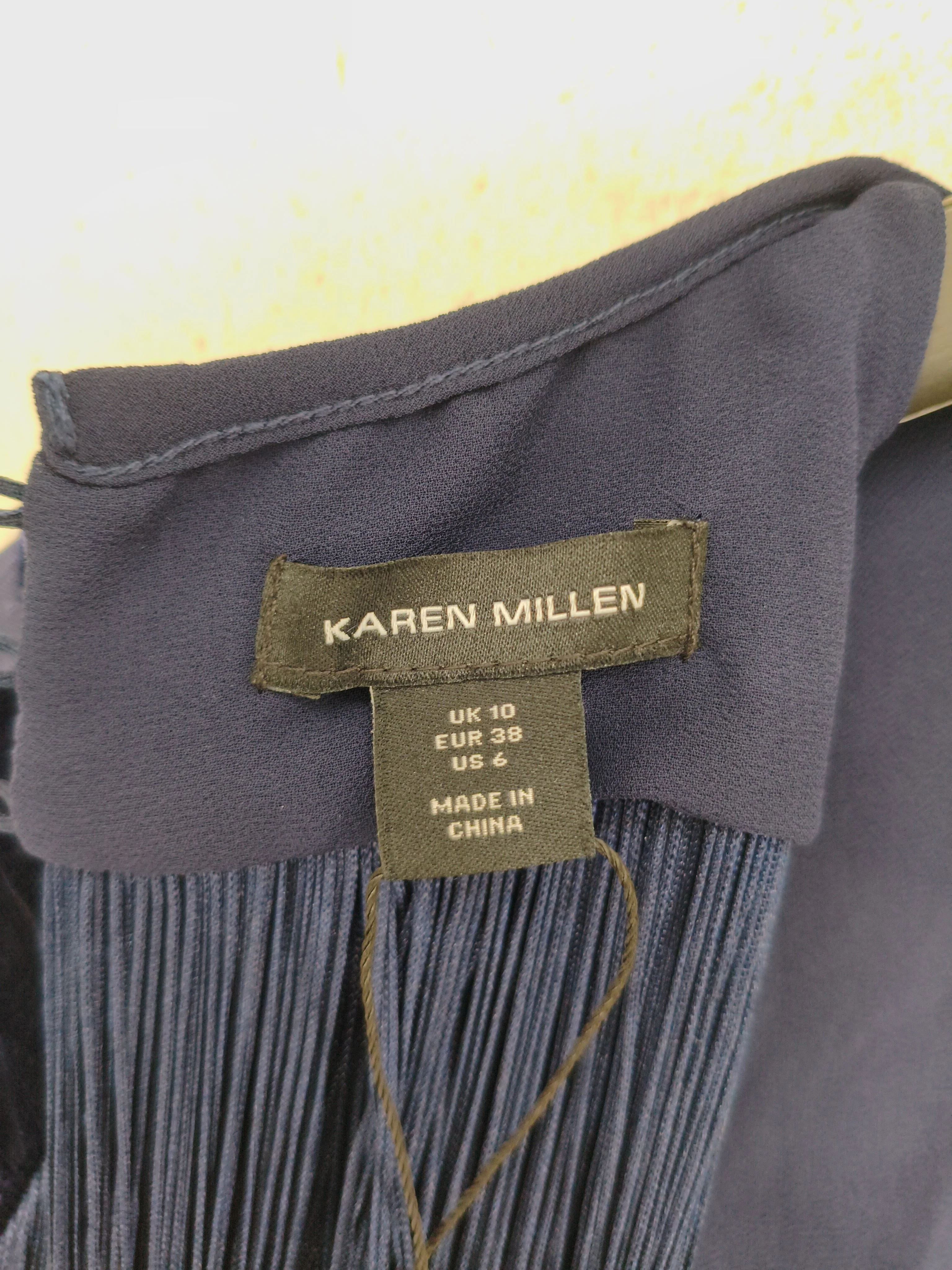 Karen Millen Maxi Dress UK10 in Blue RRP £209 - Image 6
