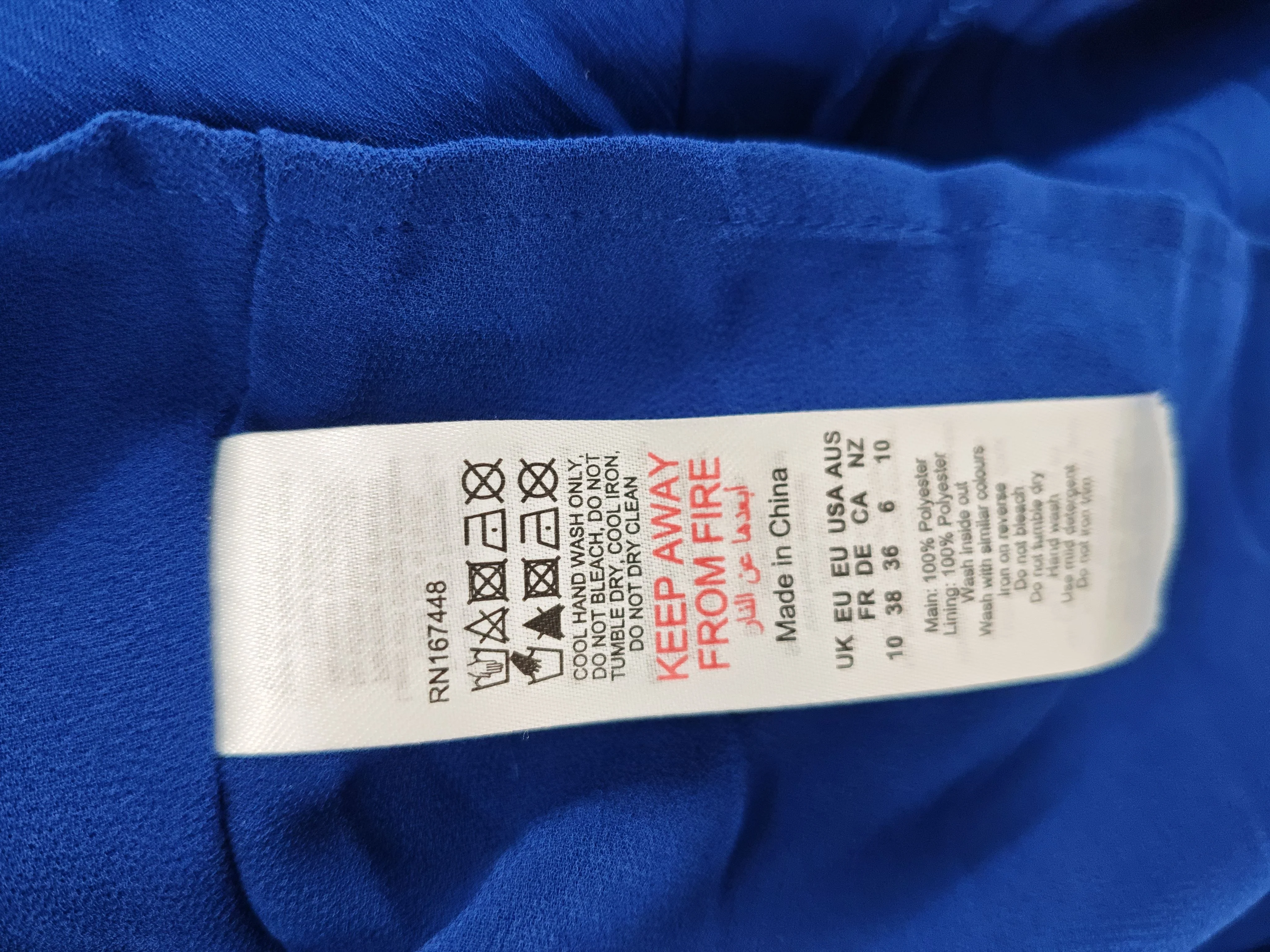 Karen Millen Maxi Dress UK10 in Blue RRP £239 - Image 7