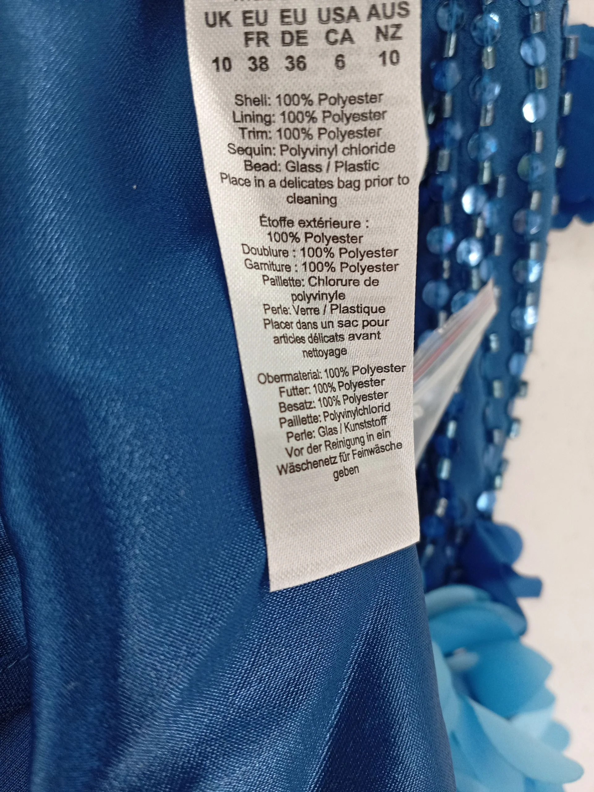 Karen Millen Maxi Dress UK10 in Blue RRP £389 - Image 7